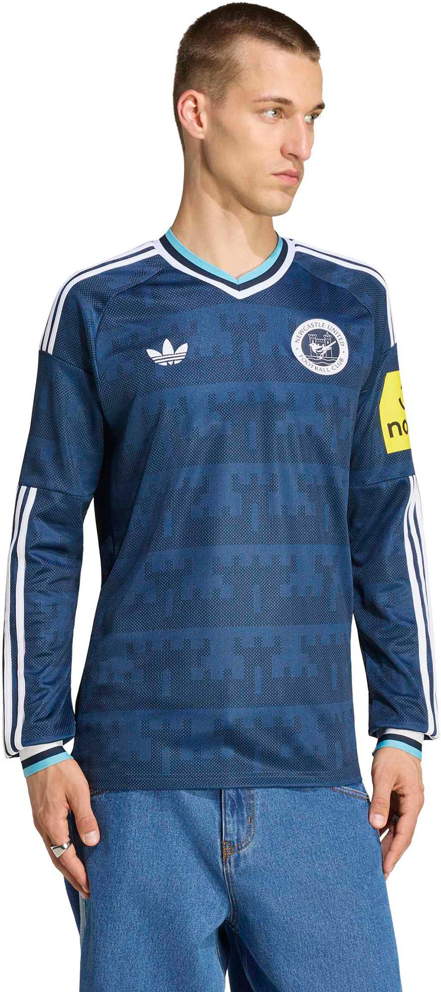 adidas Adult Newcastle United 2026 Away Long Sleeve Replica Jersey