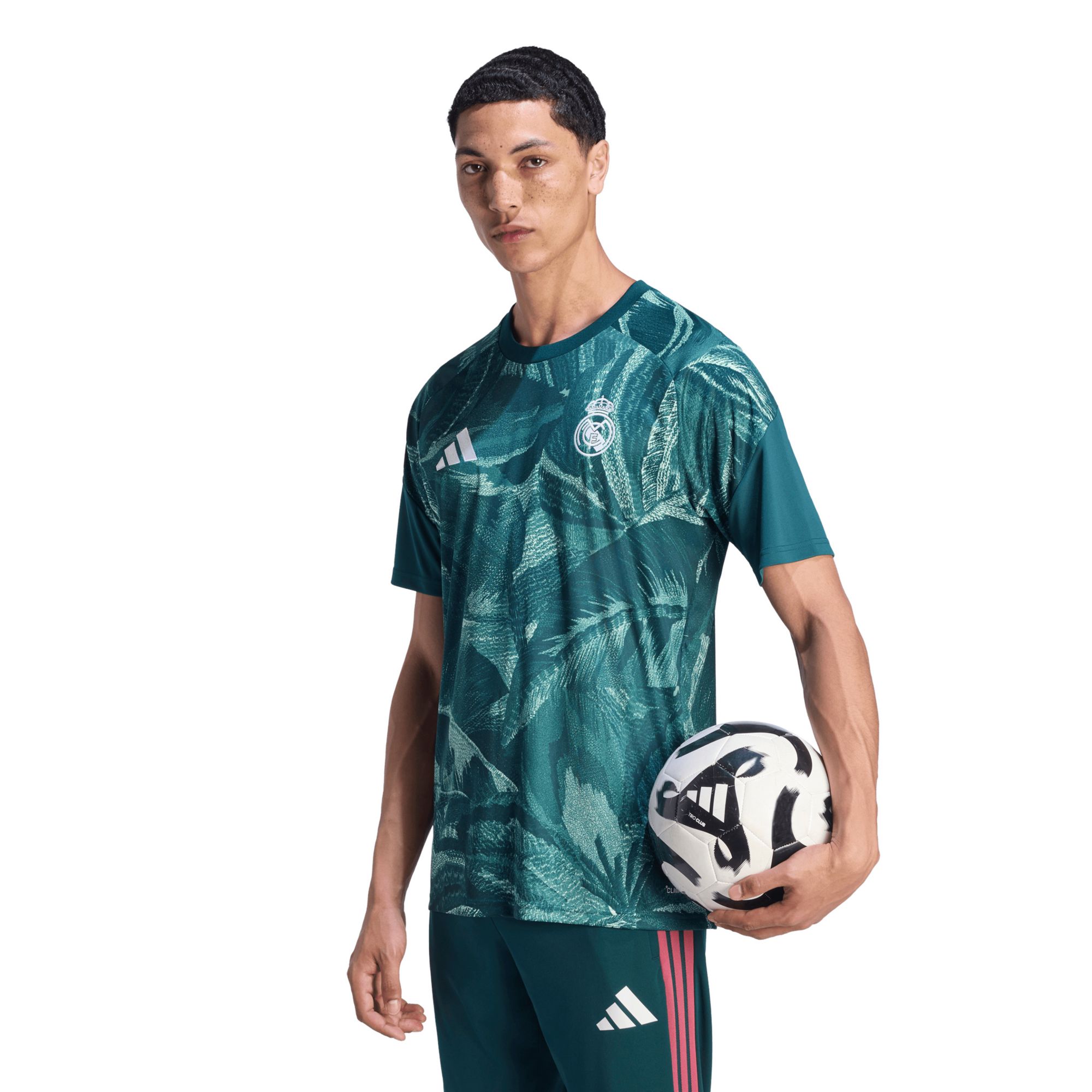 adidas Adult Real Madrid Green 2026 Home Prematch Jersey
