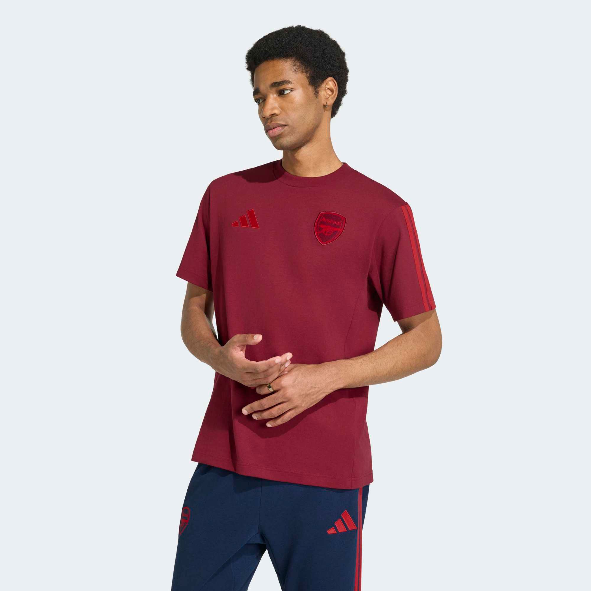 adidas Adult Arsenal 2026 Maroon DNA T-Shirt