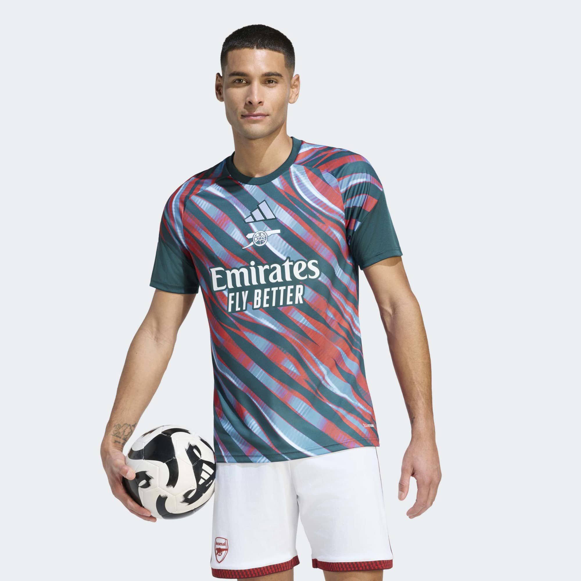 adidas Adult Arsenal 2026 Green Prematch Jersey