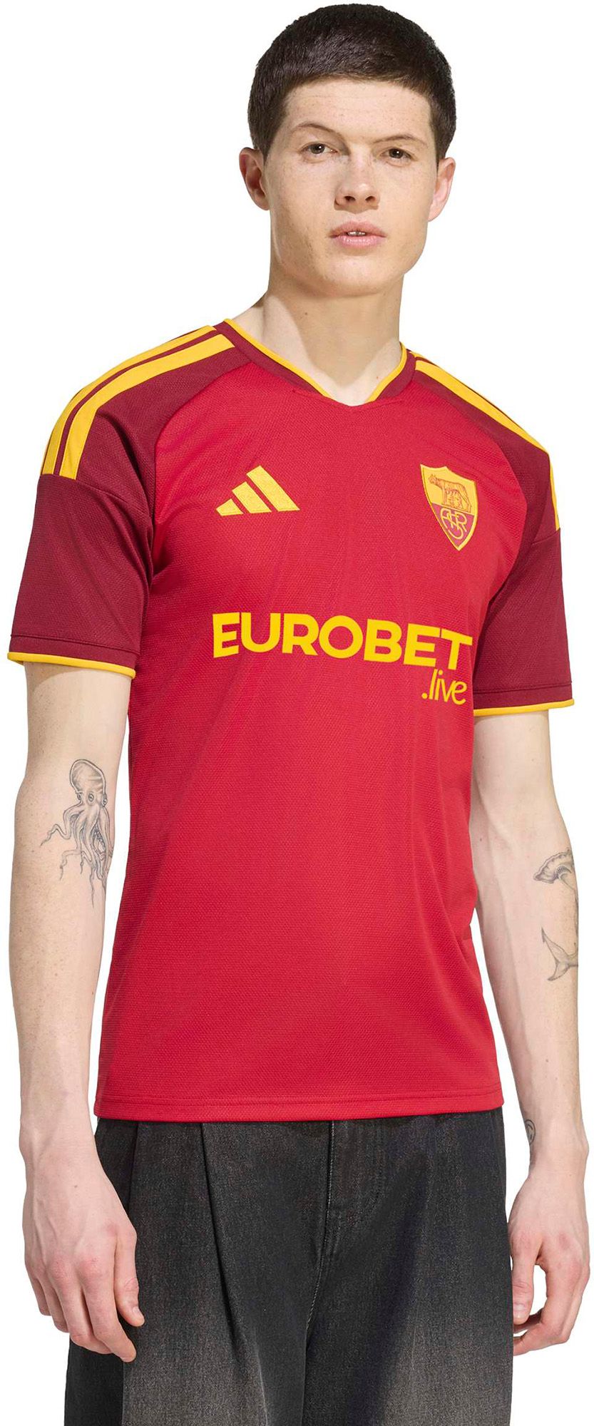 adidas Adult AS Roma 2026 Home Replica Jersey