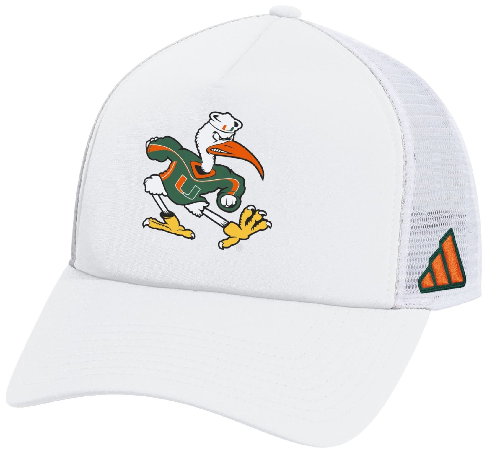adidas Adult Miami Hurricanes 2001 Football National Champions Trucker Hat, Men's