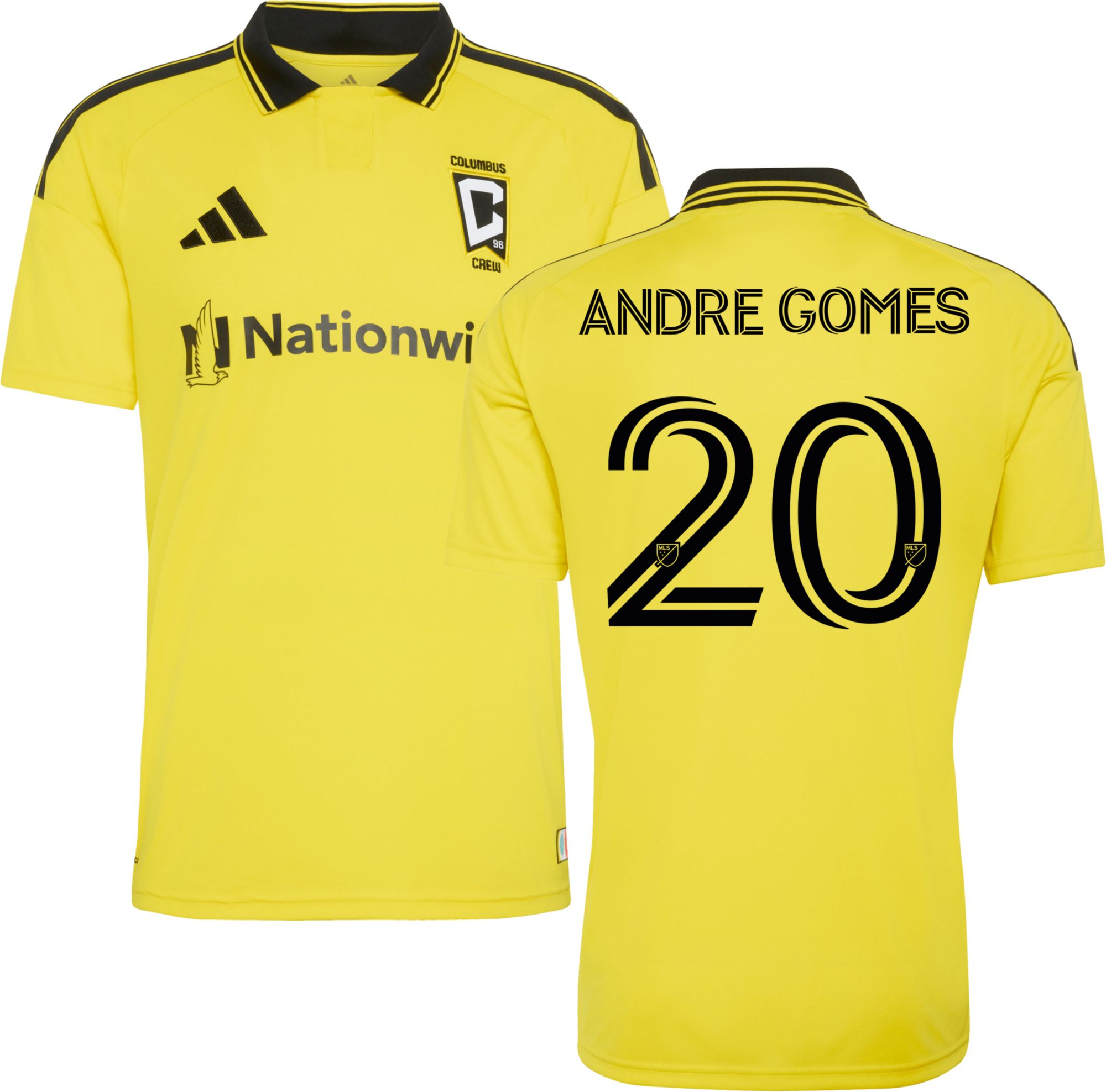 adidas Adult Columbus Crew Andre Gomes 2026 Primary Replica Jersey