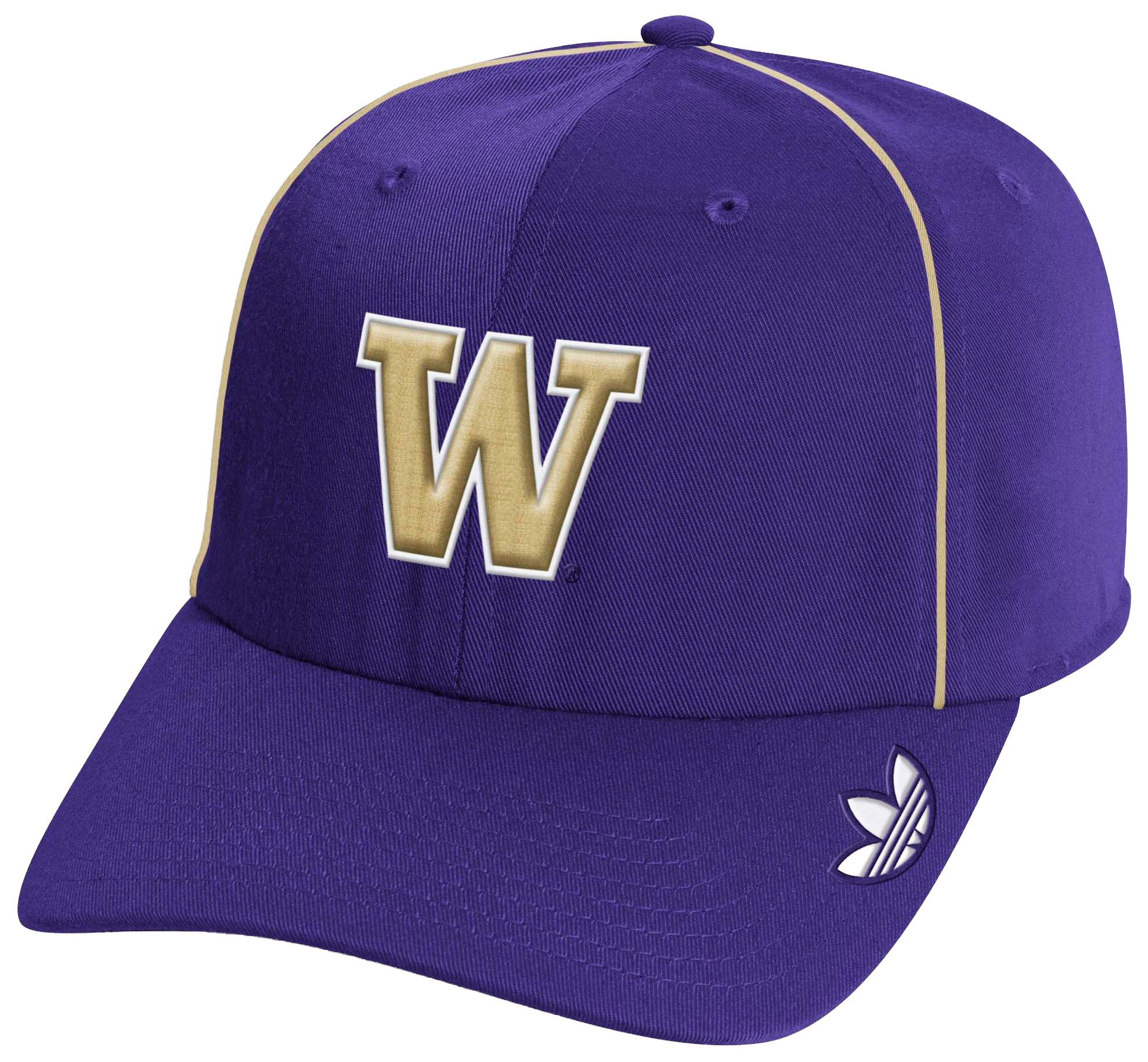 adidas Adult Washington Huskies Original Logo Slouch Hat
