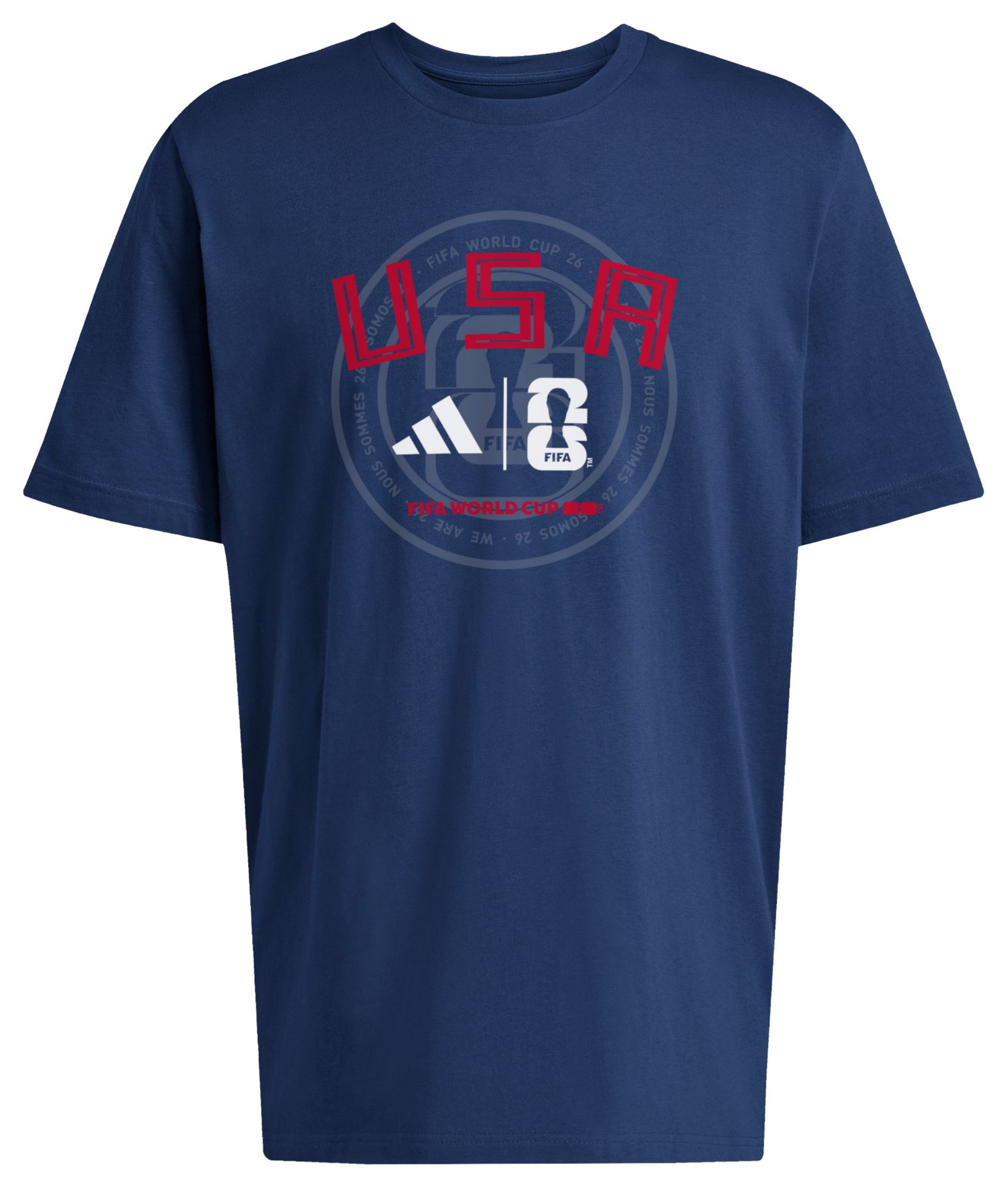 adidas Adult USMNT Navy 2026 Qualifier T-Shirt