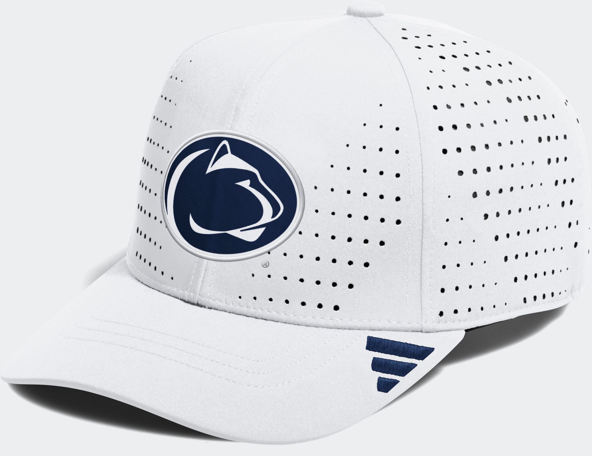 adidas Adult Penn State Nittany Lions Performance White Adjustable Hat