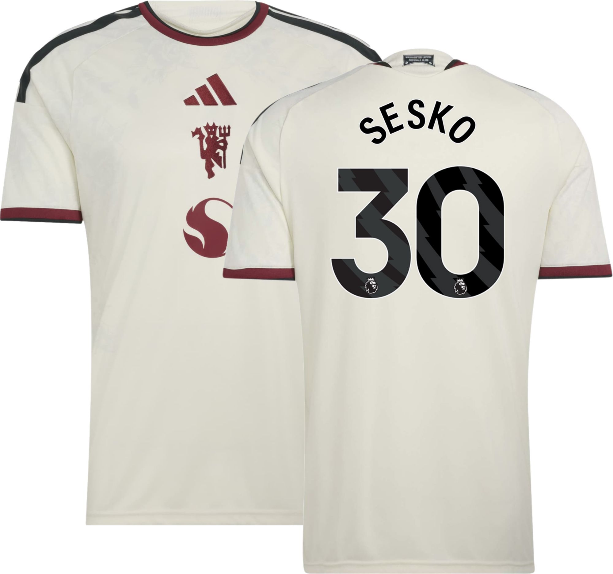 adidas Adult Manchester United Benjamin Sesko 2026 Third Replica Jersey