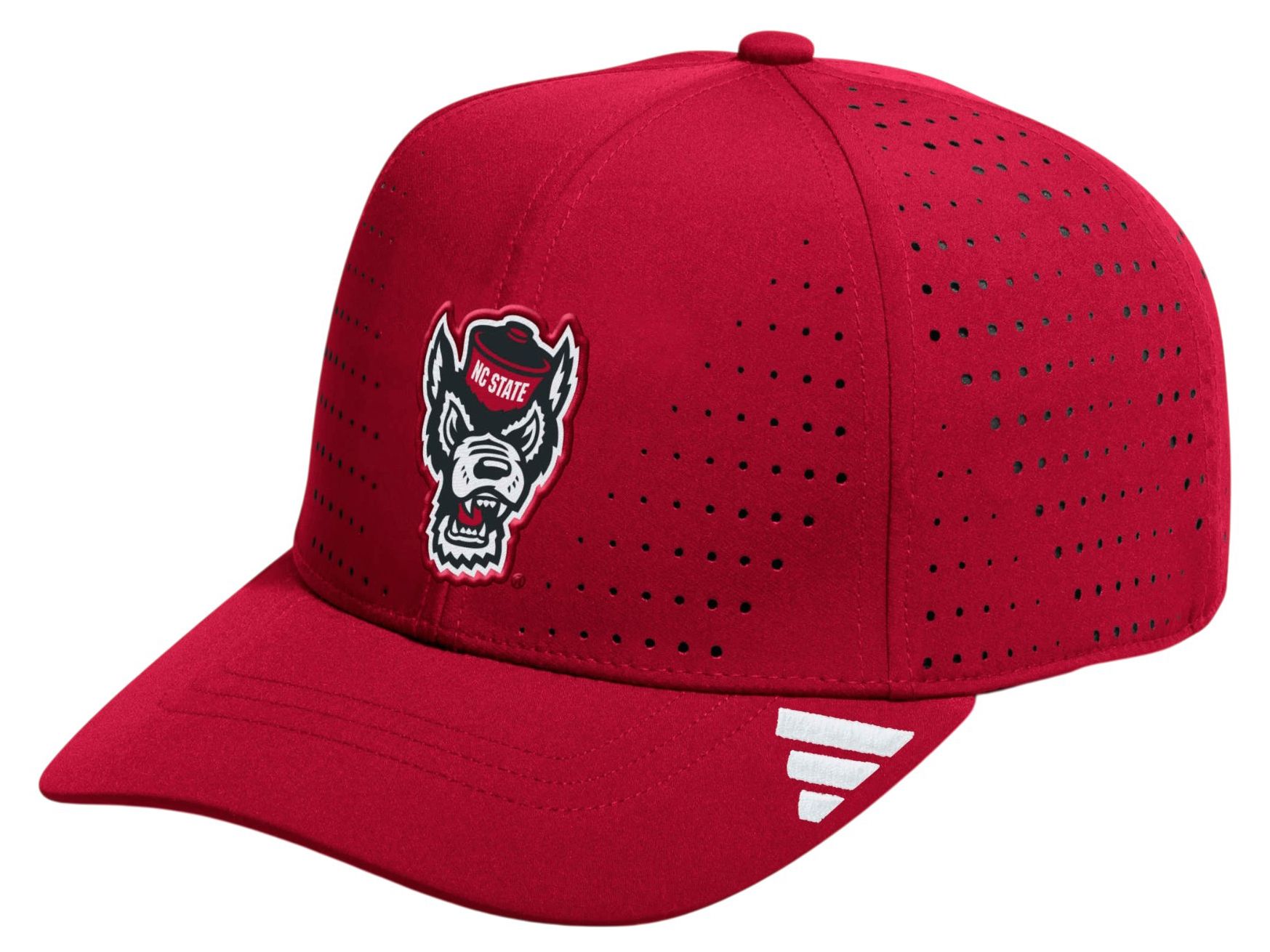 adidas Adult North Carolina State Wolfpack Structured Adjustable Performance Cap