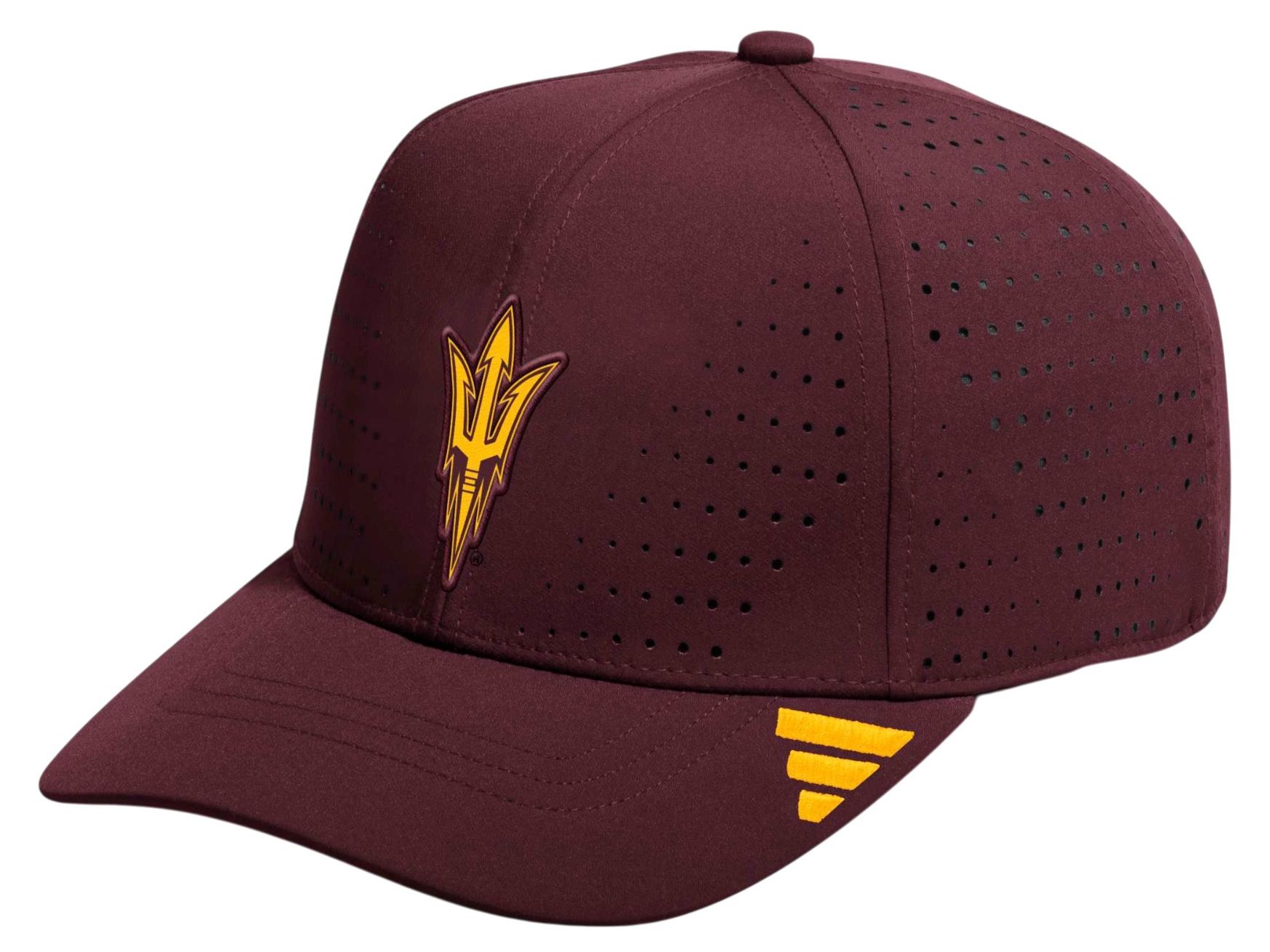 adidas Adult Arizona State Sun Devils Structured Adjustable Performance Cap