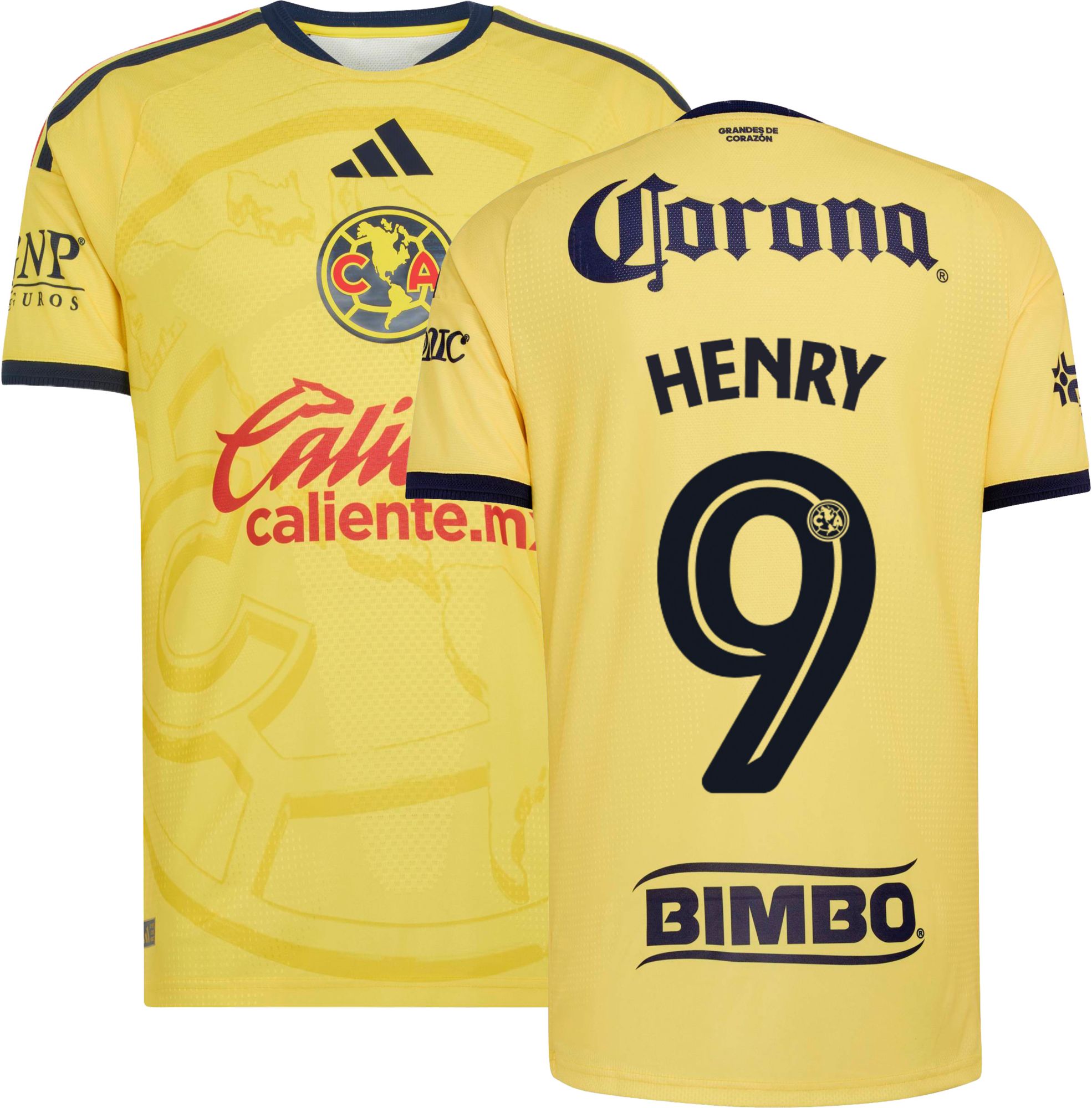 adidas Adult Club America Henry Martin 2026 Home Authentic Jersey