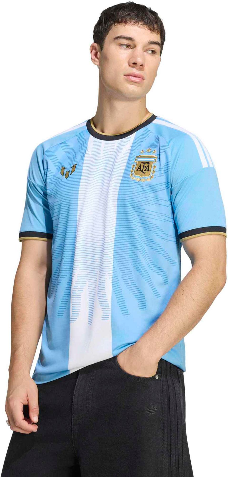 adidas Adult Argentina x Messi Farewell 2026 Replica Jersey, Men's