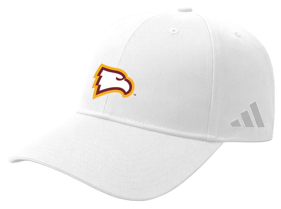 adidas Adult Winthrop Eagles White Washed Slouch Adjustable Hat