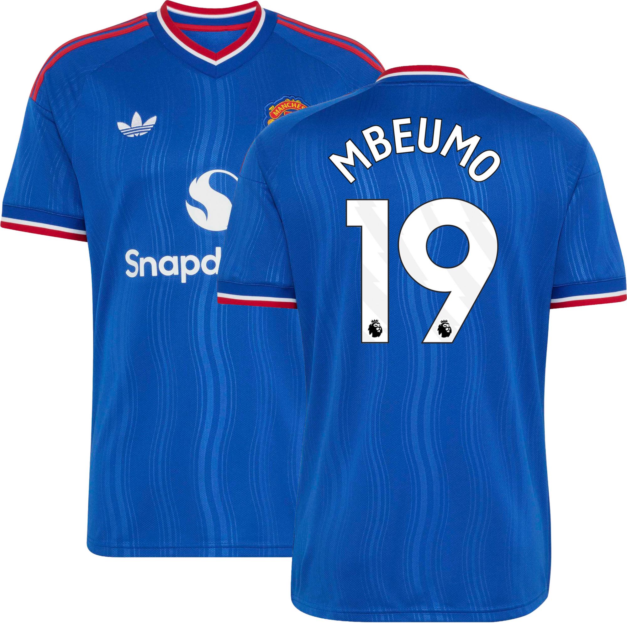 adidas Adult Manchester United Bryan Mbeumo 2026 Away Replica Jersey