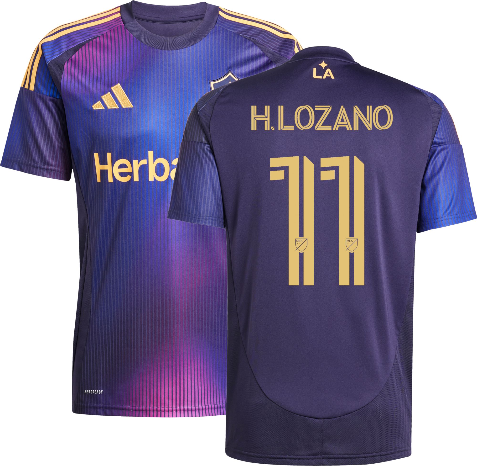 adidas Adult LA Galaxy Hirving Lozano 2025 Secondary Replica