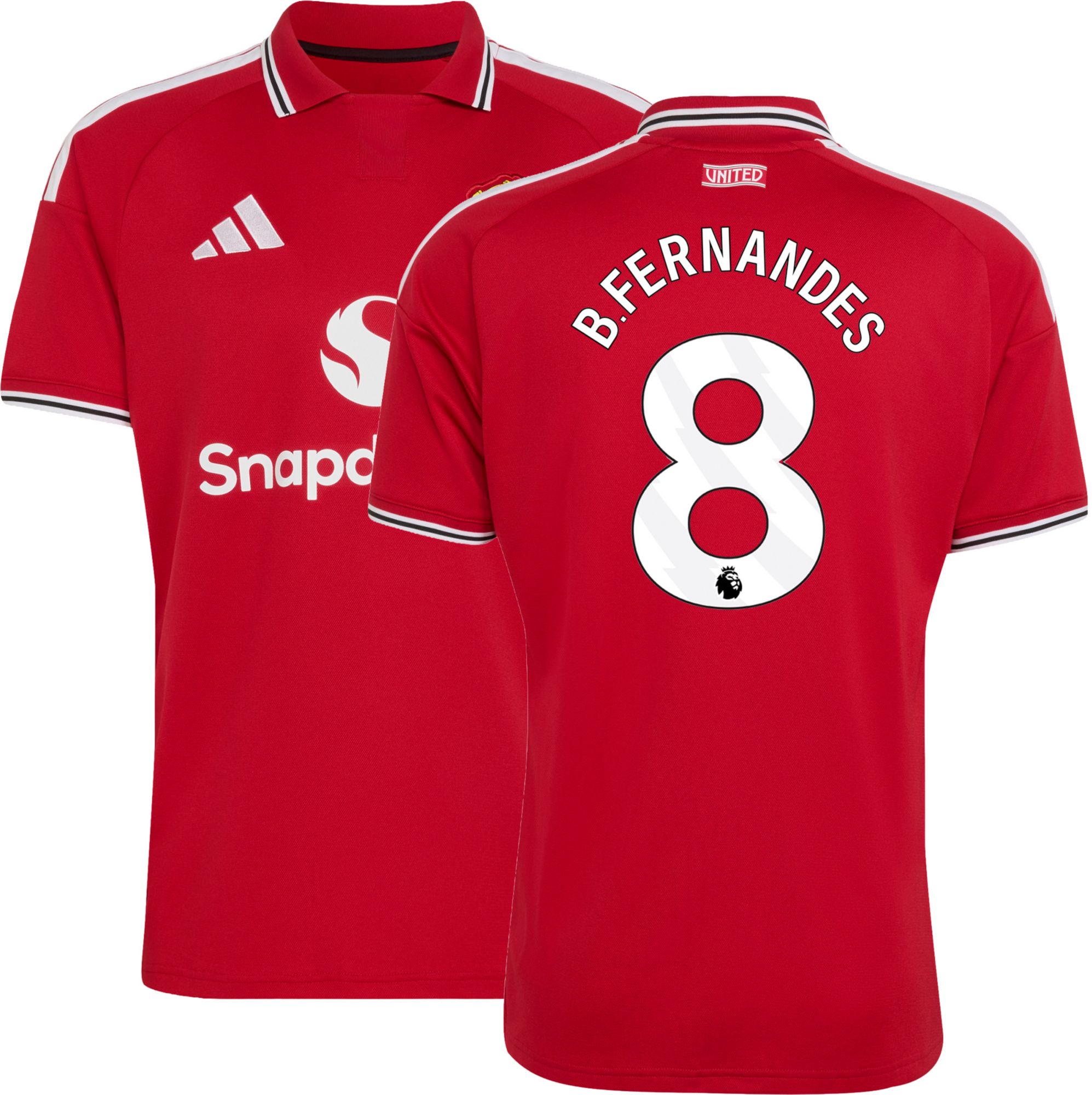 adidas Adult Manchester United Bruno Fernandes 2026 Home Replica Jersey