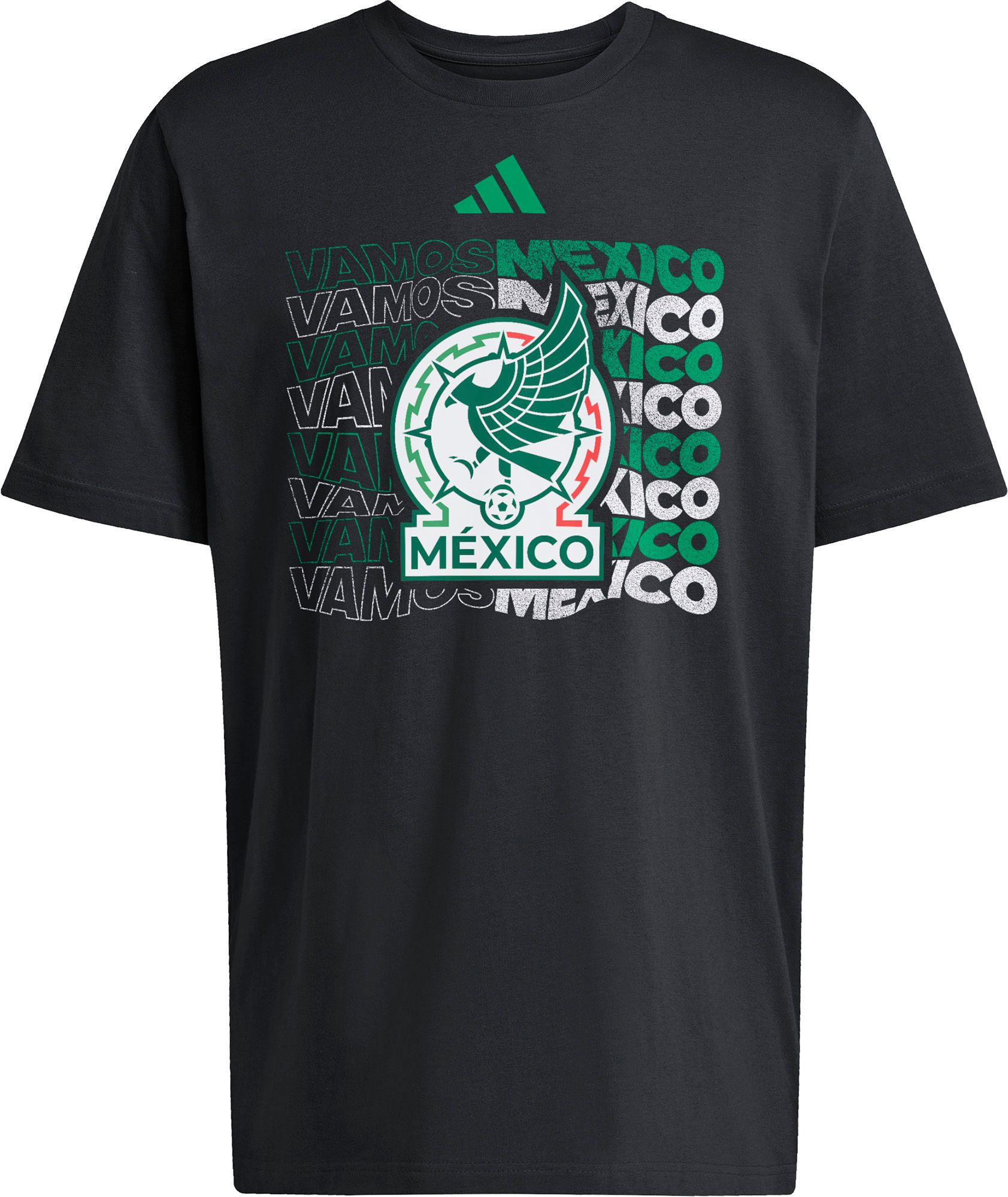 adidas Adult Mexico Black T-Shirt