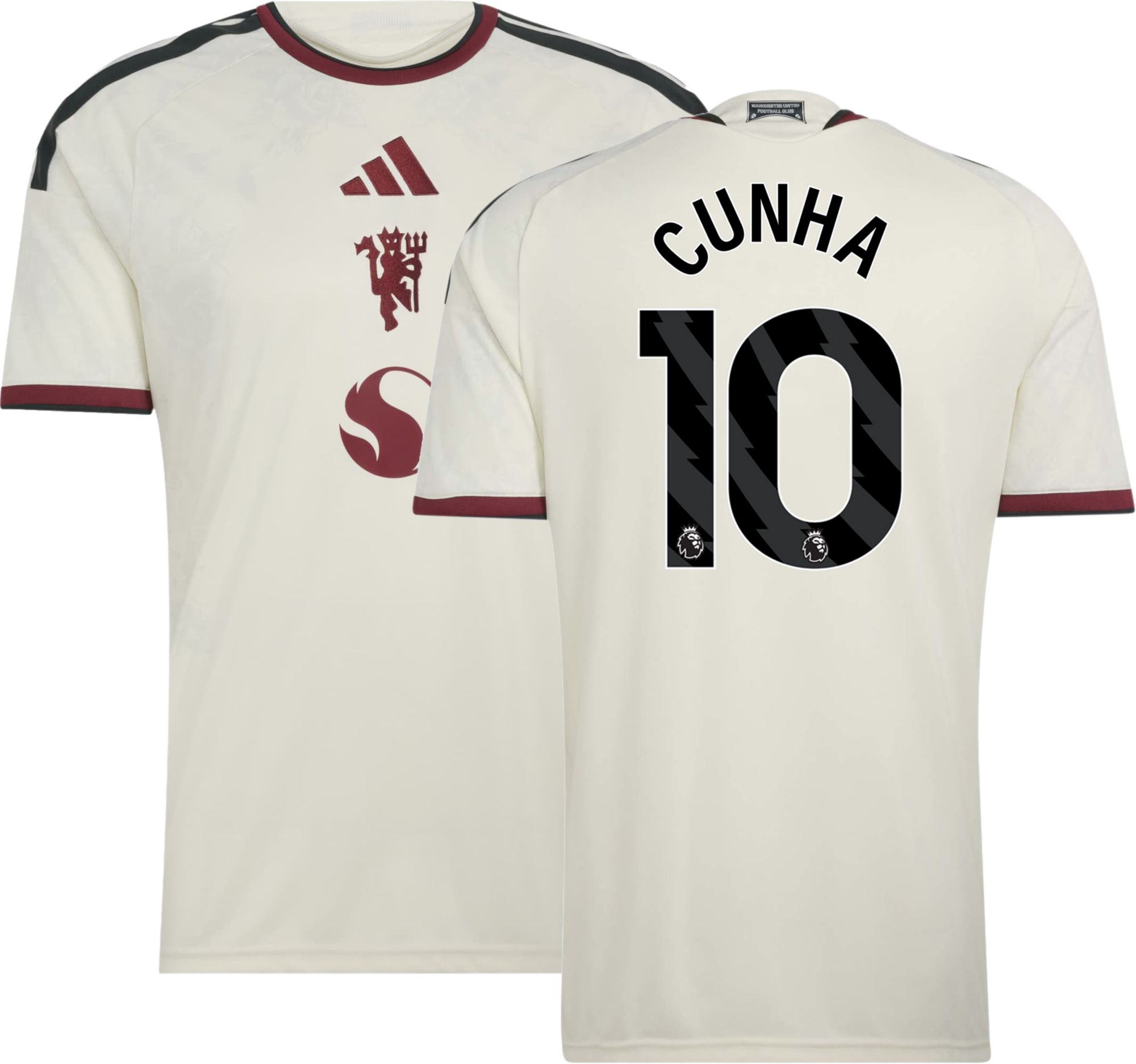 adidas Adult Manchester United Matheus Cunha 2026 Third Replica Jersey
