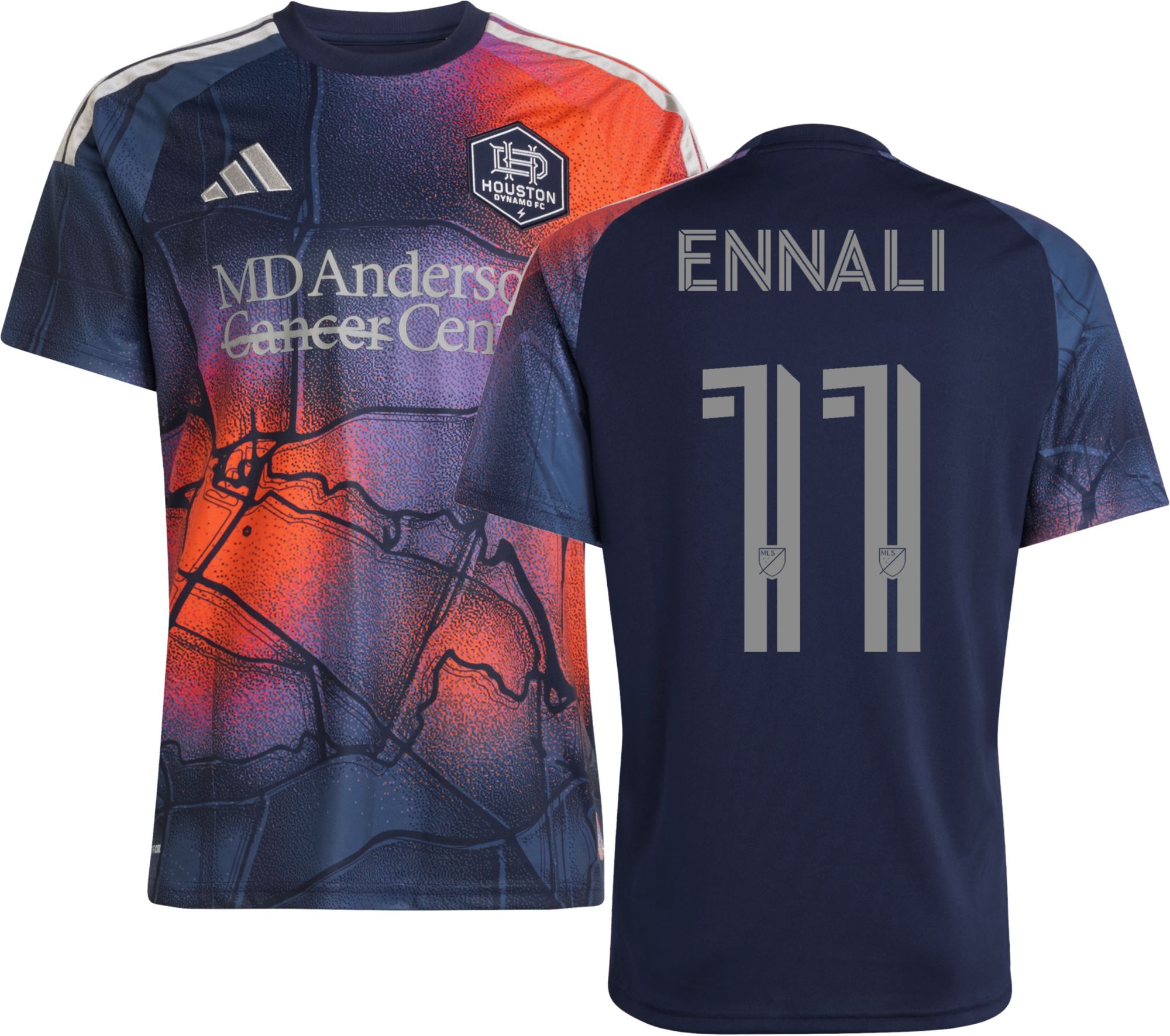 adidas Adult Houston Dynamo Lawrence Ennali 2026 Secondary Replica Jersey
