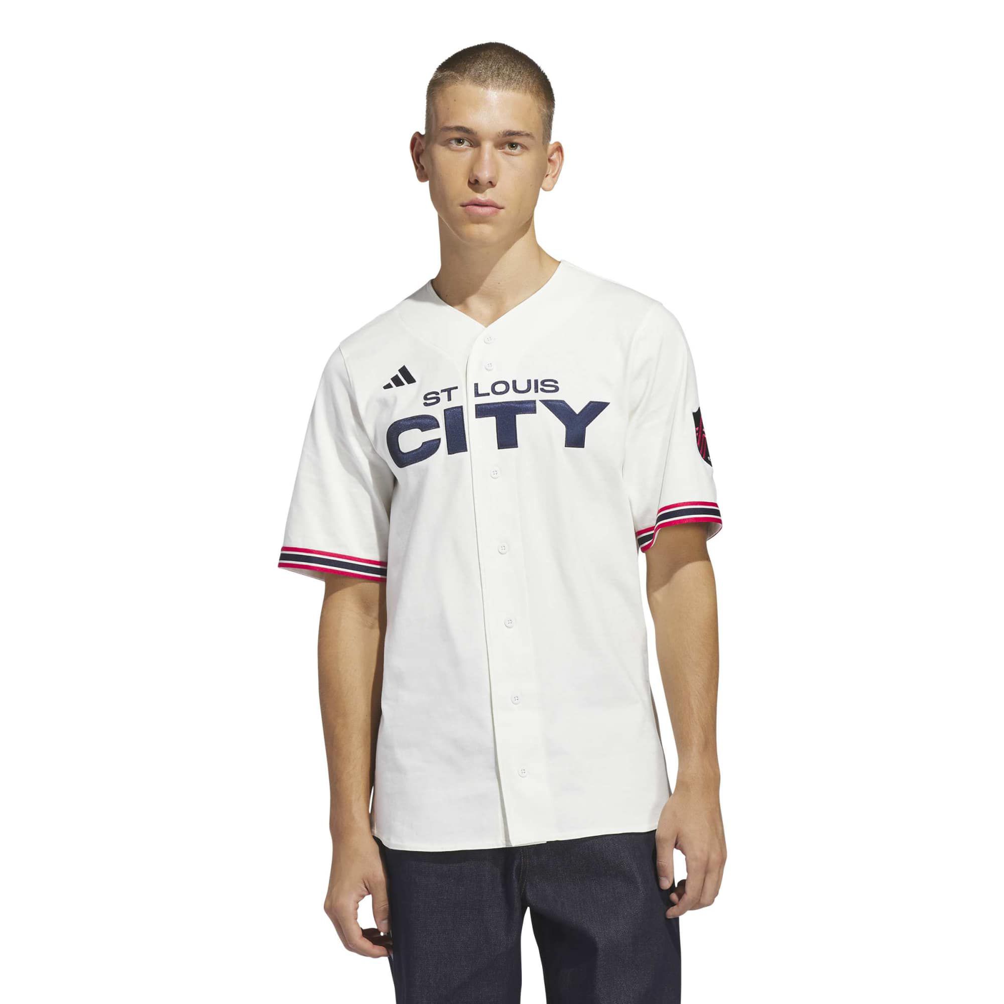 adidas Adult St. Louis FC Off-White 2026 Alternate Jersey, Men's
