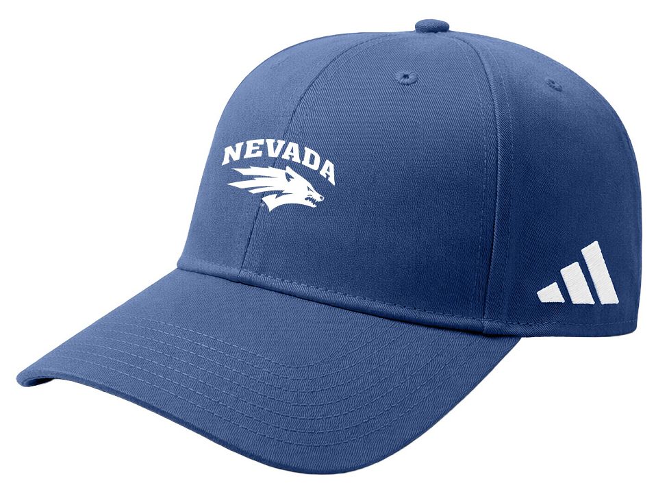 adidas Adult Nevada Wolf Pack Navy Washed Slouch Adjustable Hat