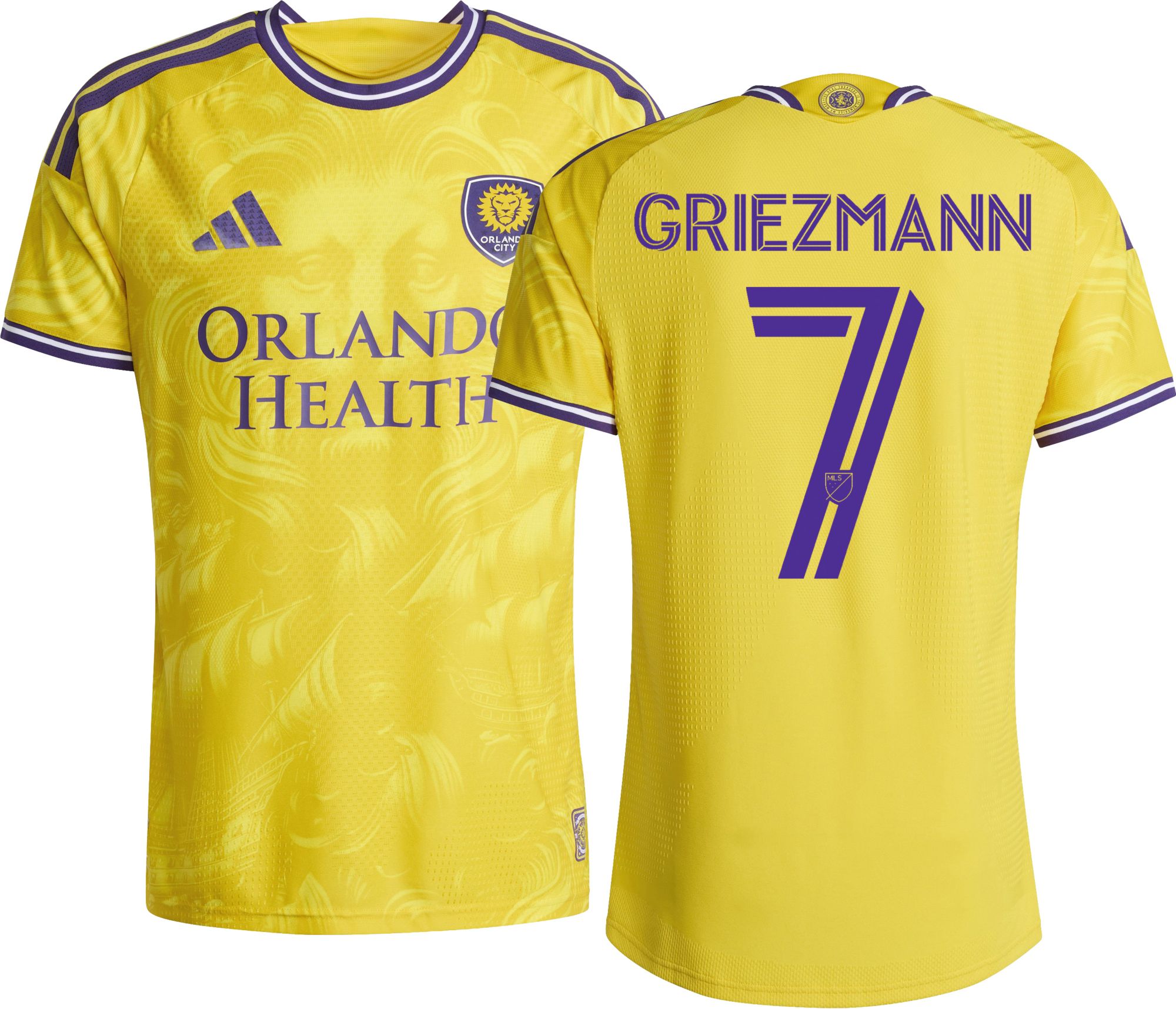 adidas Adult Orlando City Antoine Griezmann #7 2026 Secondary Authentic 'Sunken Treasure Kit' Jersey