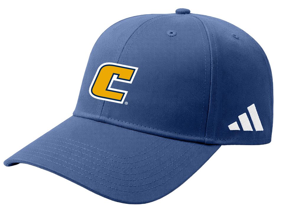 adidas Adult Chattanooga Mocs Navy Washed Slouch Adjustable Hat