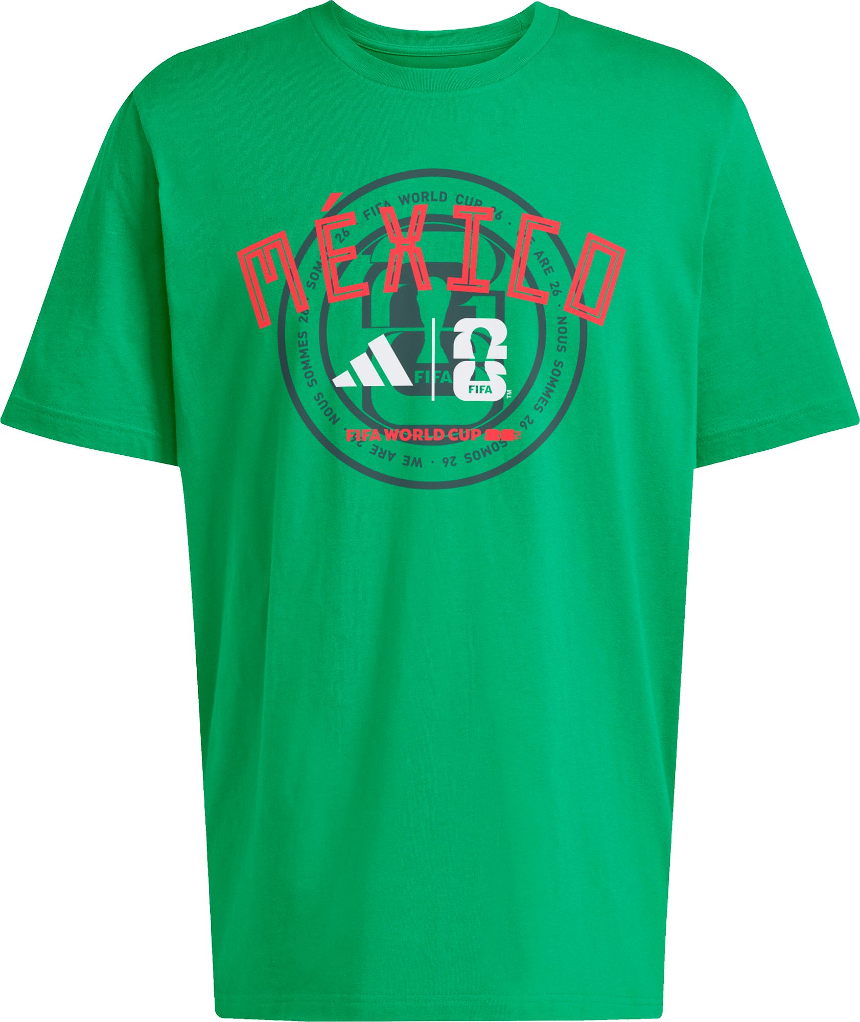 adidas Adult Mexico Green 2026 Qualifier T-Shirt