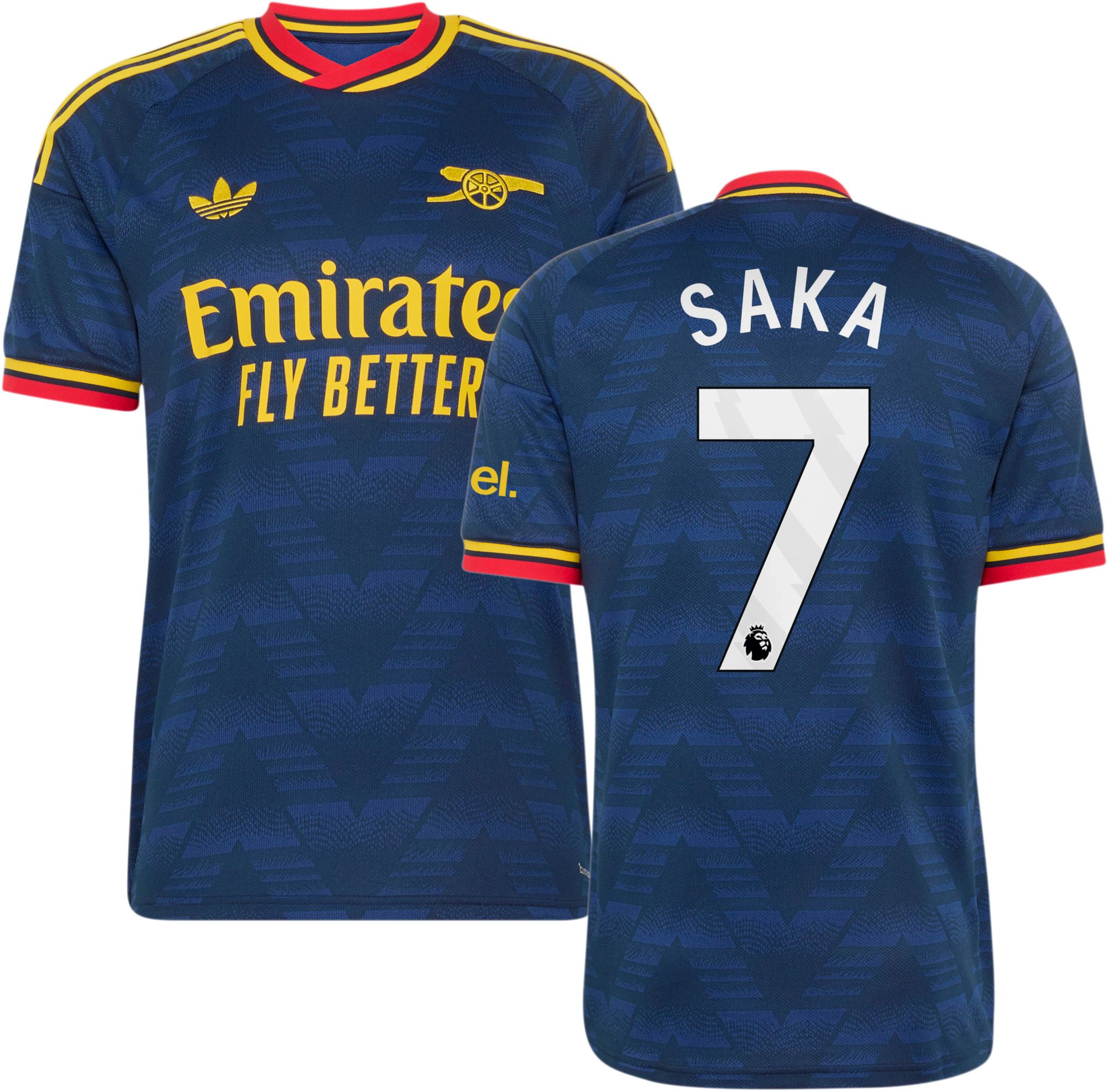 adidas Adult Arsenal Bukayo Saka #7 2026 Away Replica Jersey