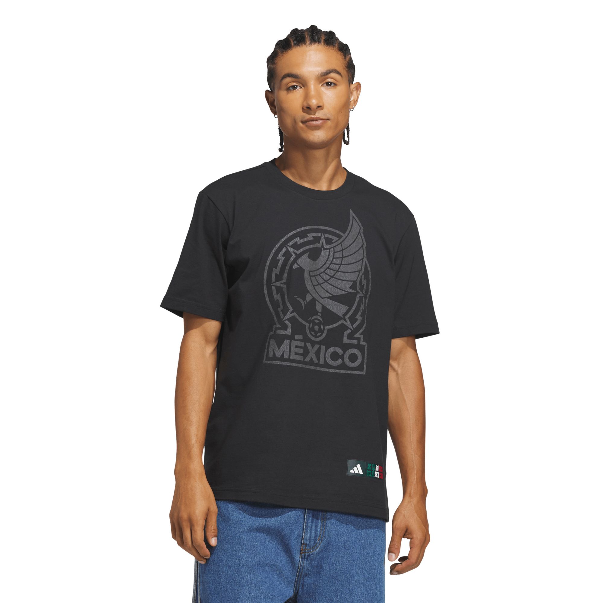 adidas Adult Mexico Black 2026 Third T-Shirt