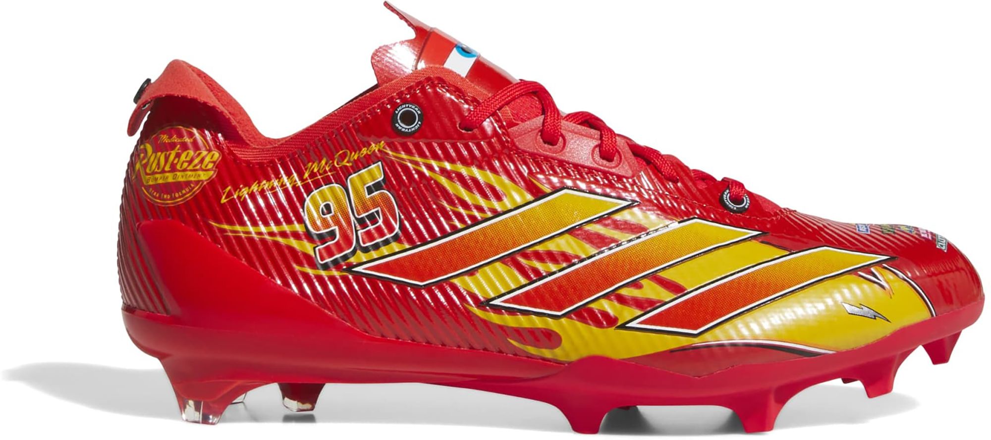 adidas x Pixar Cars Lightning McQueen adizero Electric II of Football Cleats
