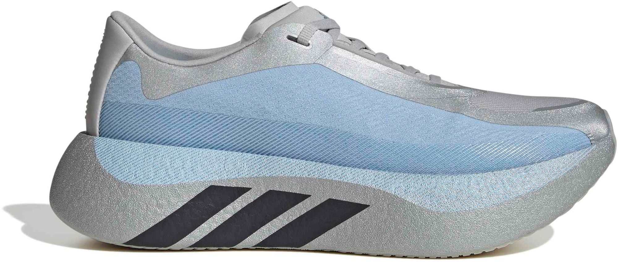 adidas Men's Hyperboost Edge Running Shoes, Size 8.5, Grey/Carbon/Clear Sky