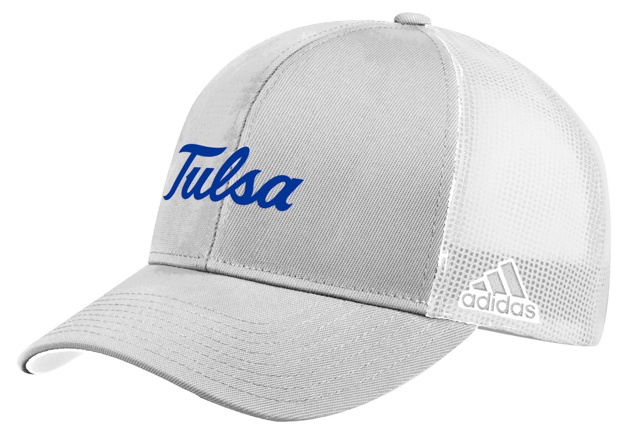 adidas Adult Florida Atlantic Owls Grey Structured Adjustable Trucker Hat