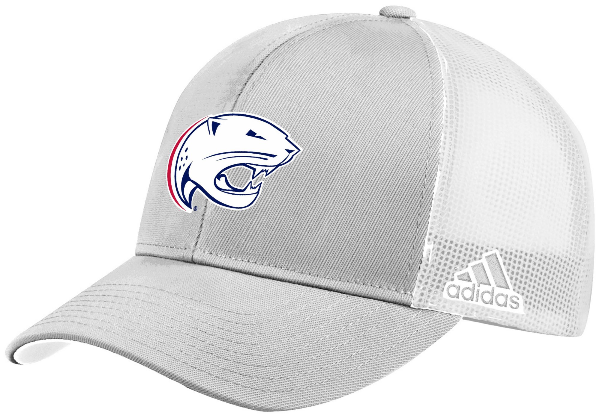 adidas Adult South Alabama Jaguars Grey Structured Adjustable Trucker Hat