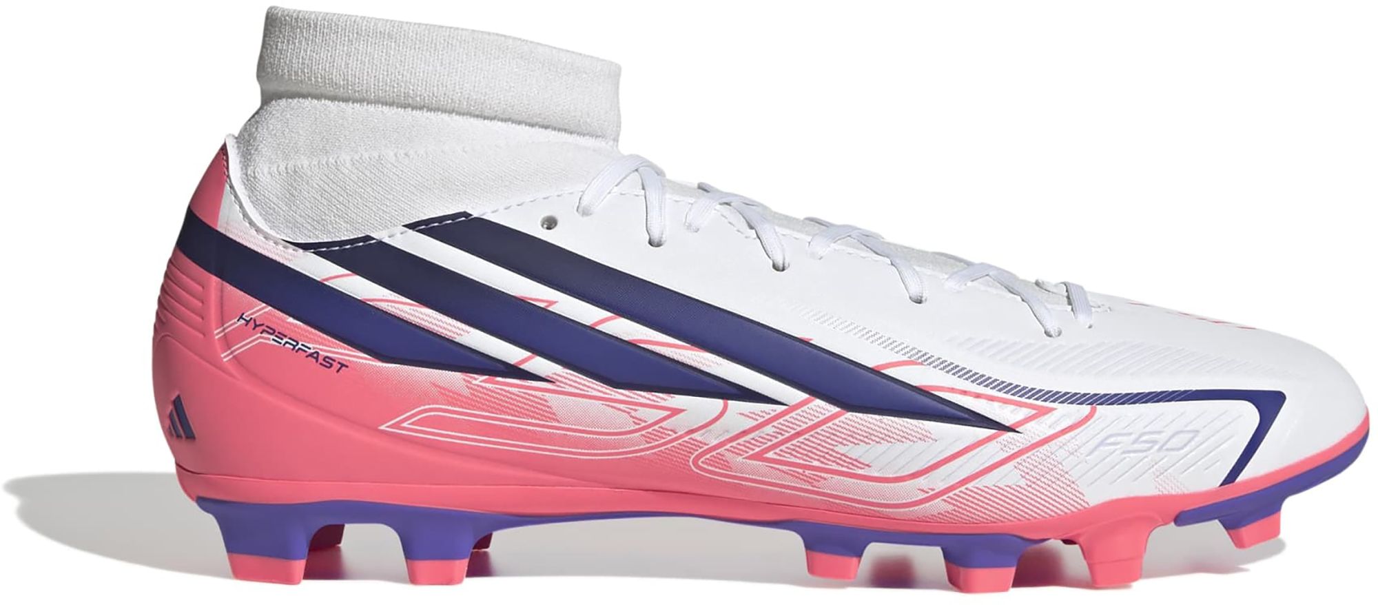 adidas F50 Hyperfast Club Mid FG/MG Soccer Cleats
