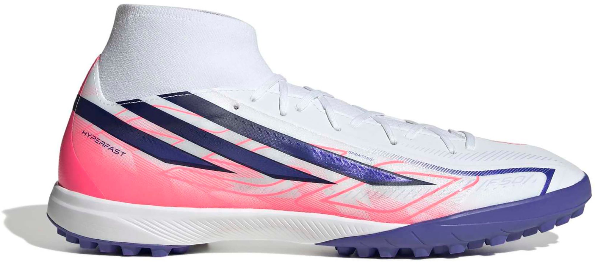 adidas F50 Hyperfast League Mid Turf Soccer Cleats