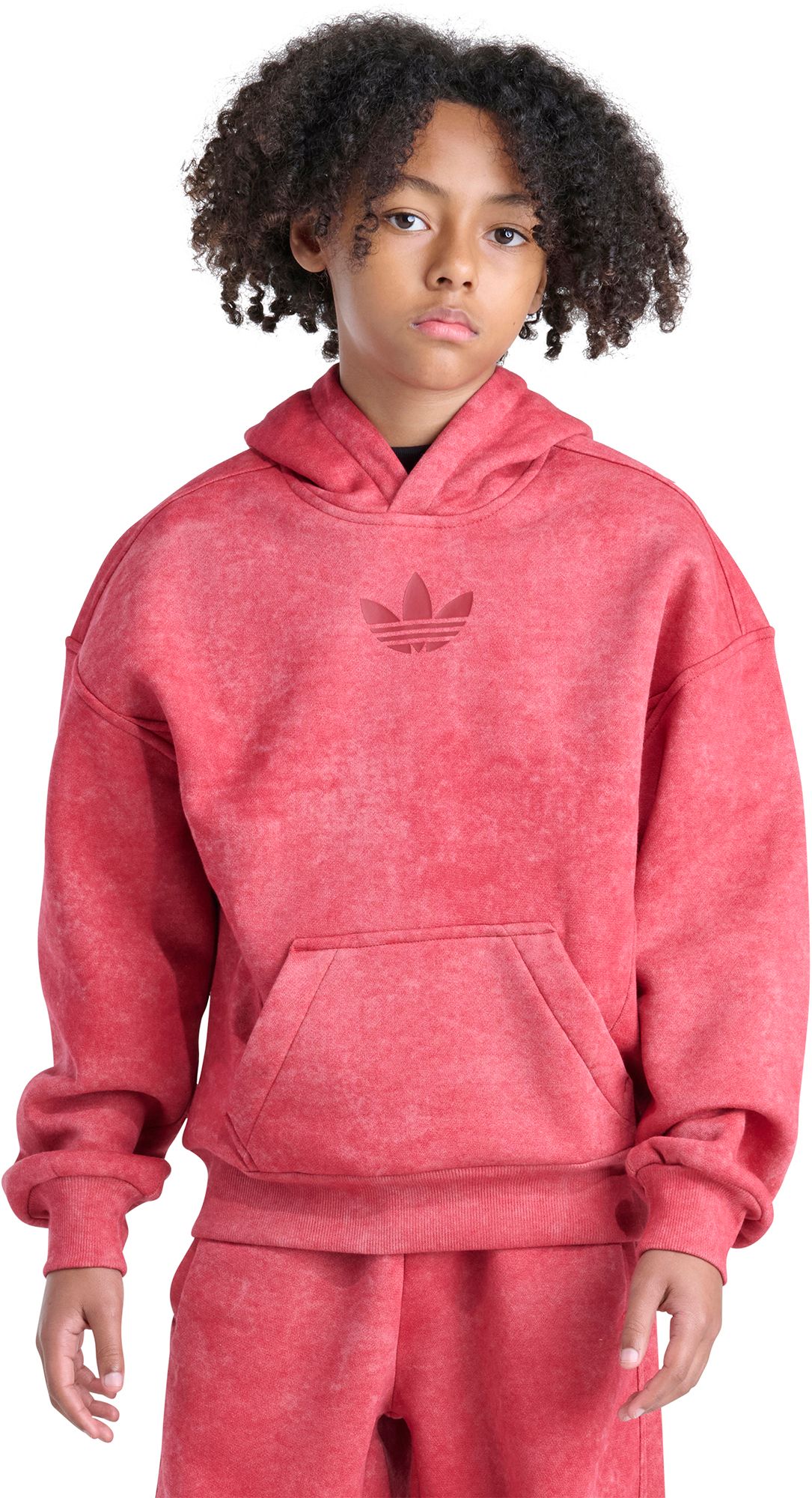 adidas Boys' Originals Trefoil Wash Hoodie