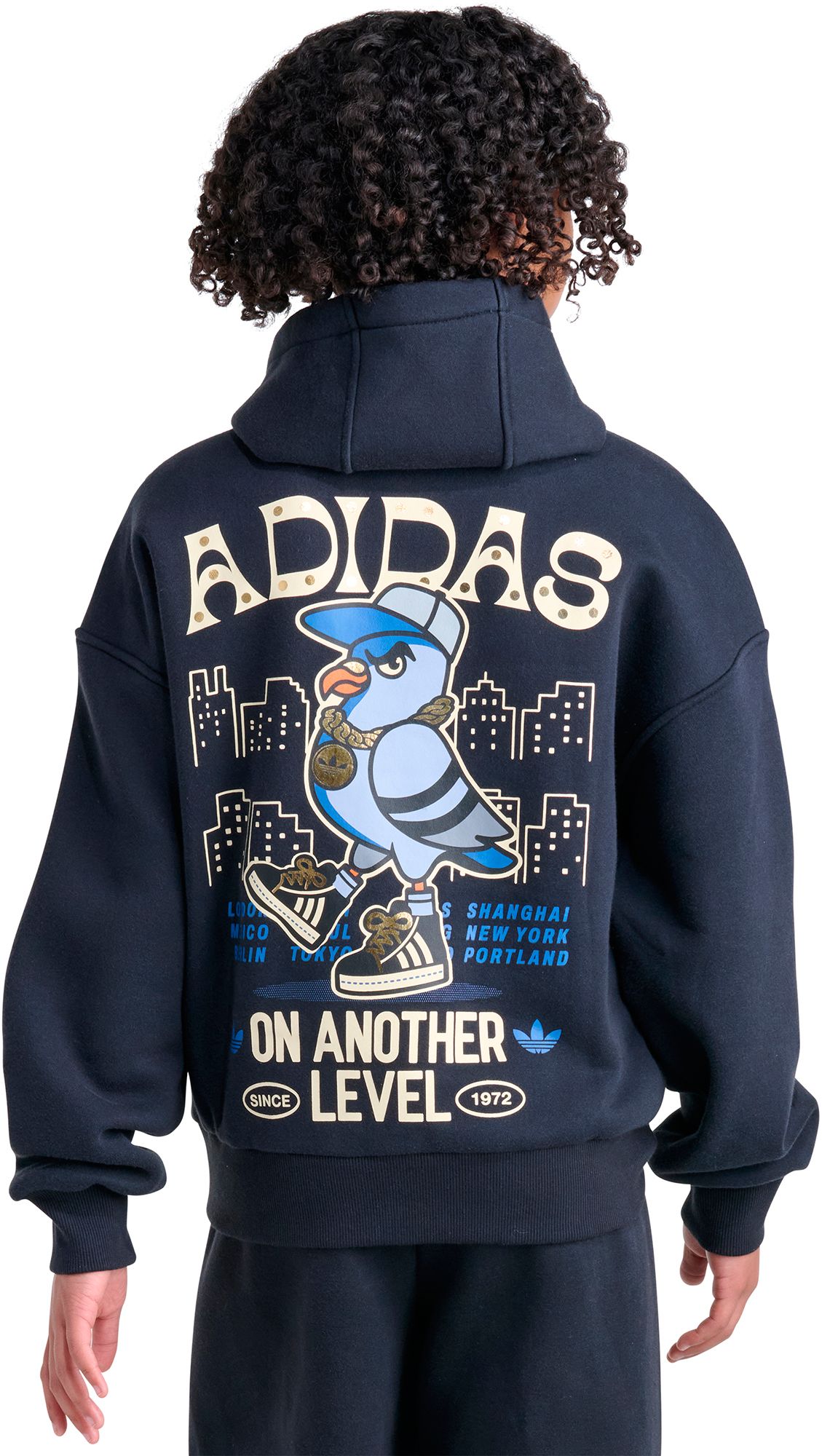 adidas Boys' Originals Pigeon Vibe Hoodie