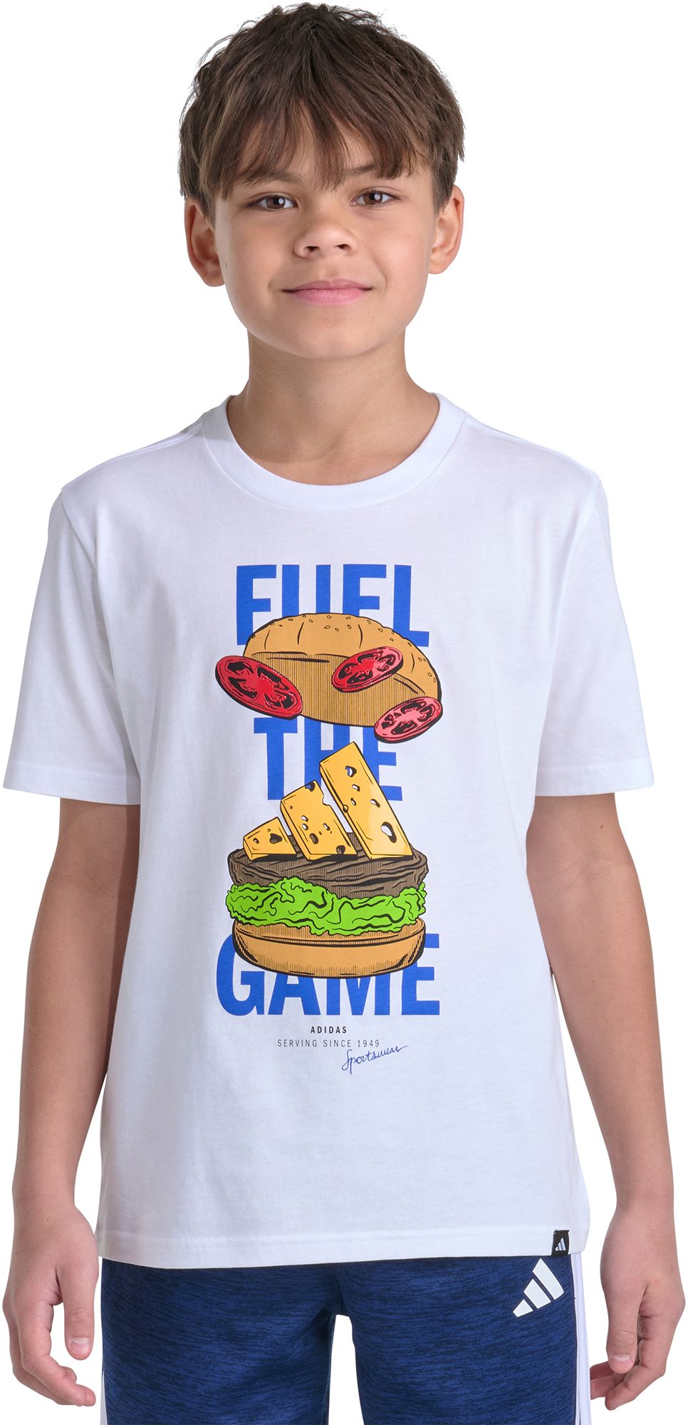 adidas Boys' Fuel the Game Graphic Tee