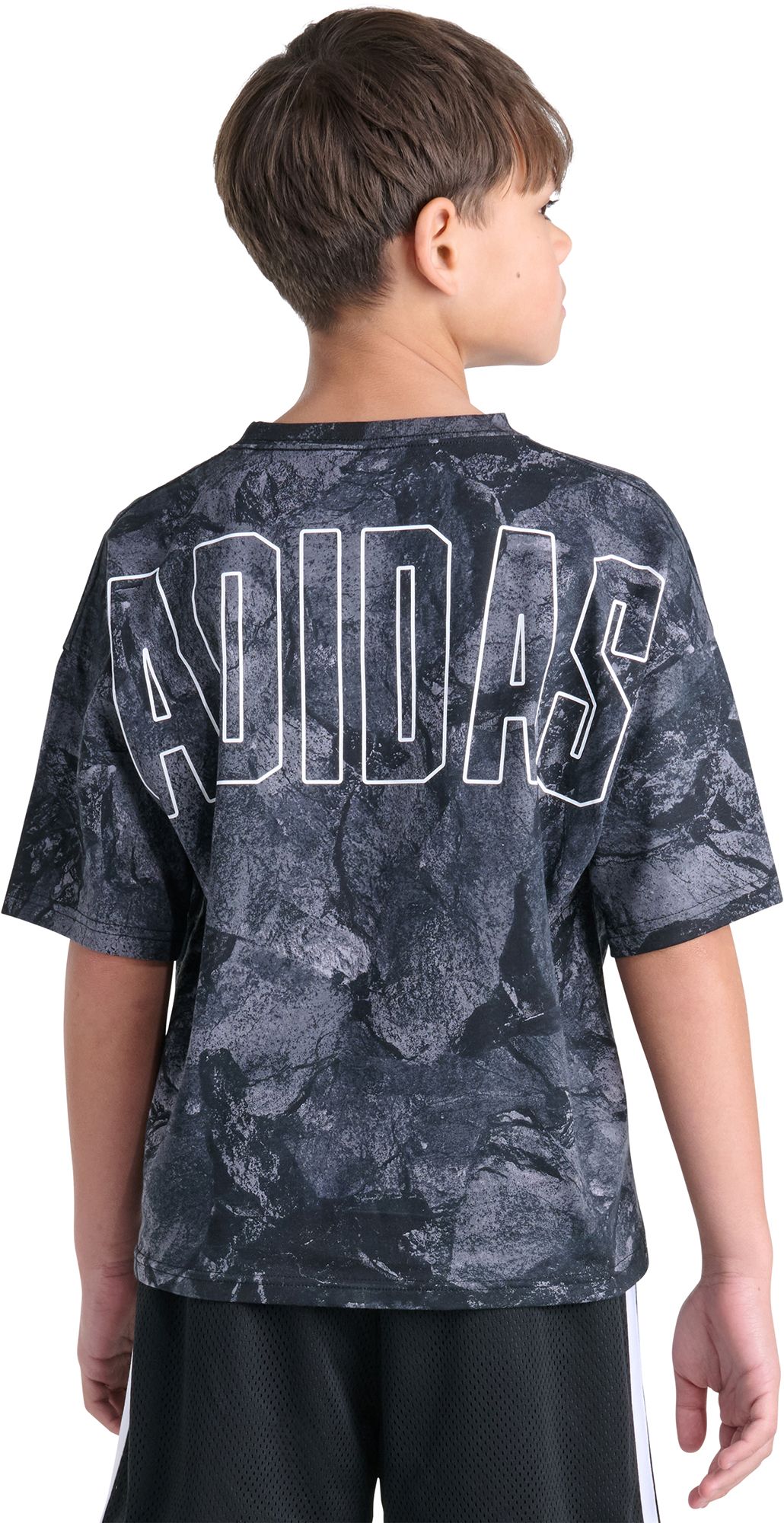 adidas Boys' Rock Camo Printed Tee