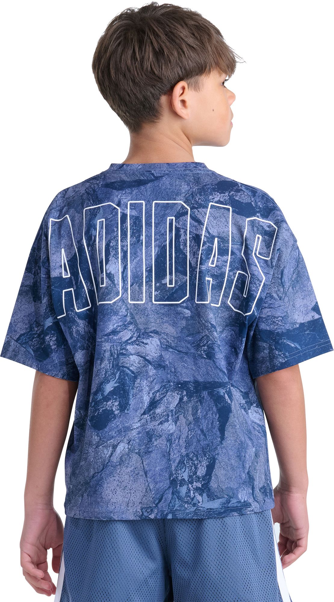 adidas Boys' Rock Camo Printed Tee