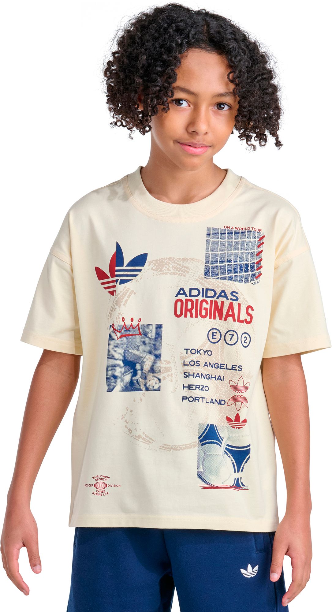 adidas Boys' Originals Poster Graphic Tee