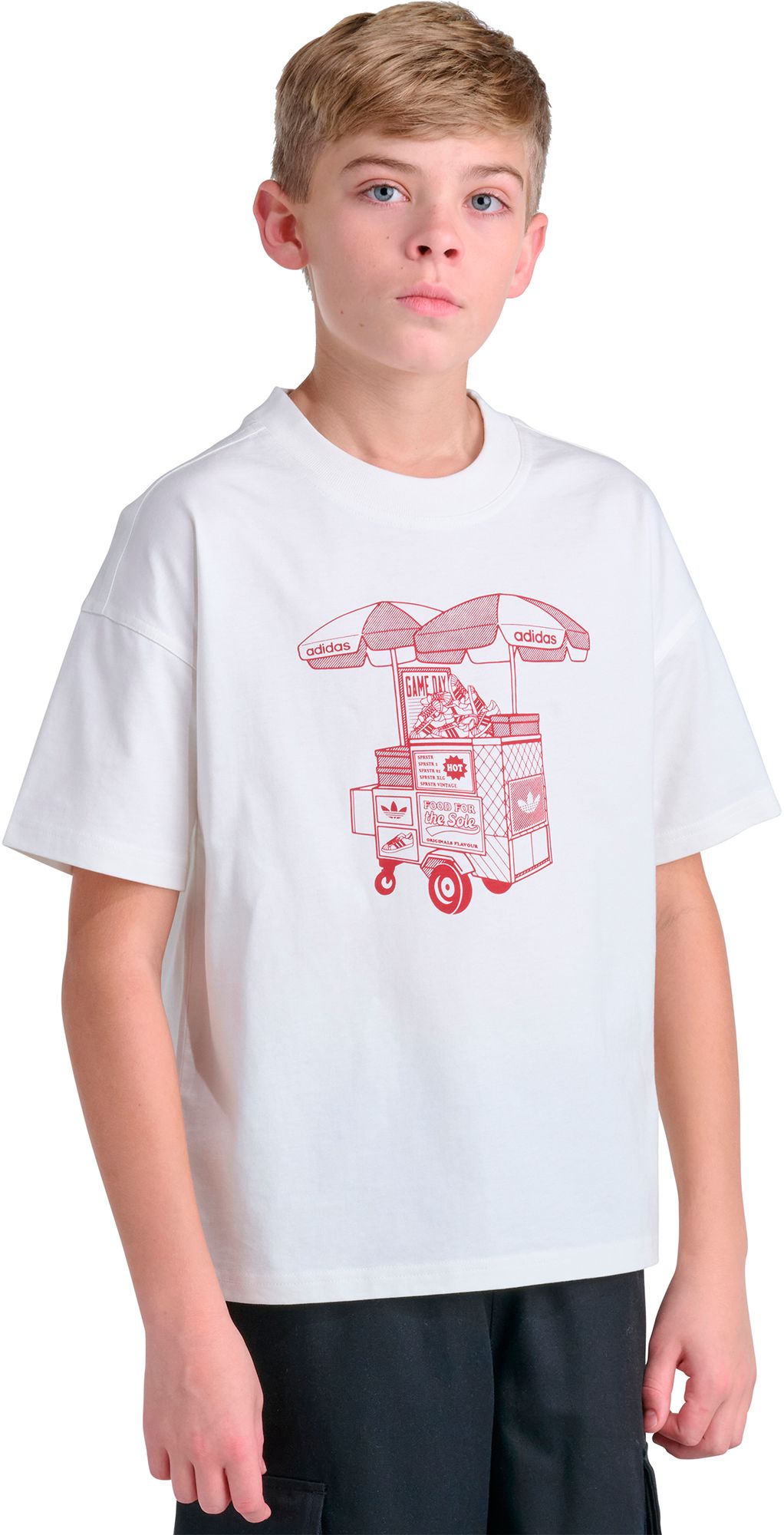 adidas Originals Boys' Shoe Cart Graphic Tee