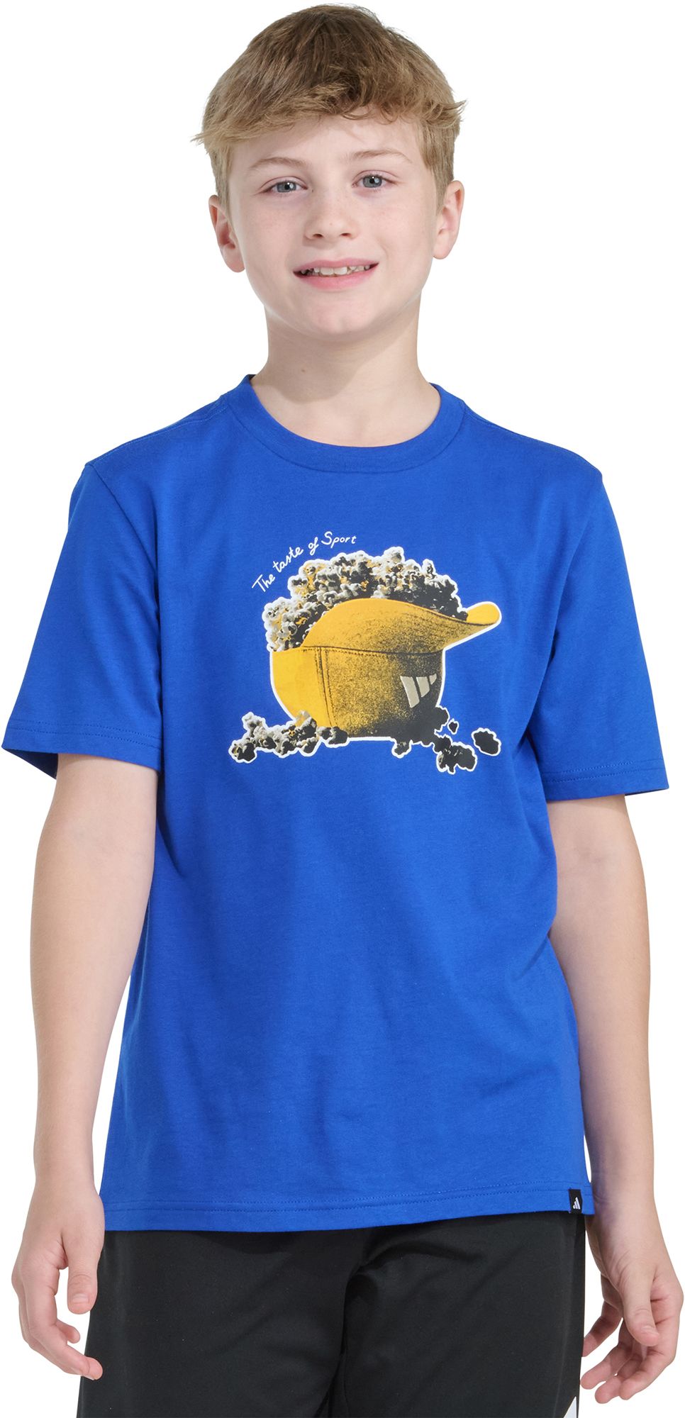 adidas Boys' Short Sleeve Popcorn Graphic Tee