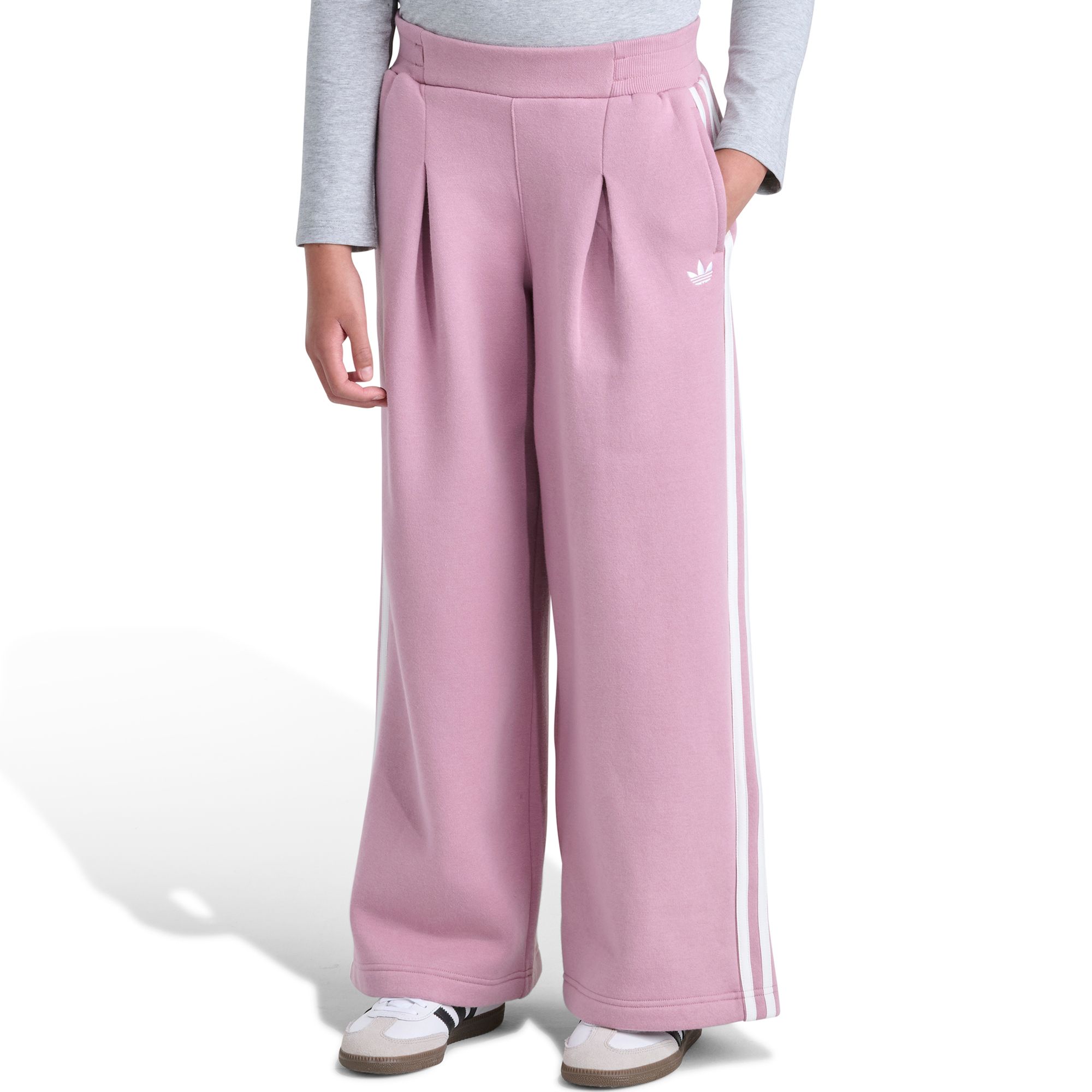 adidas Girls' Originals Pleated Fleece Pant