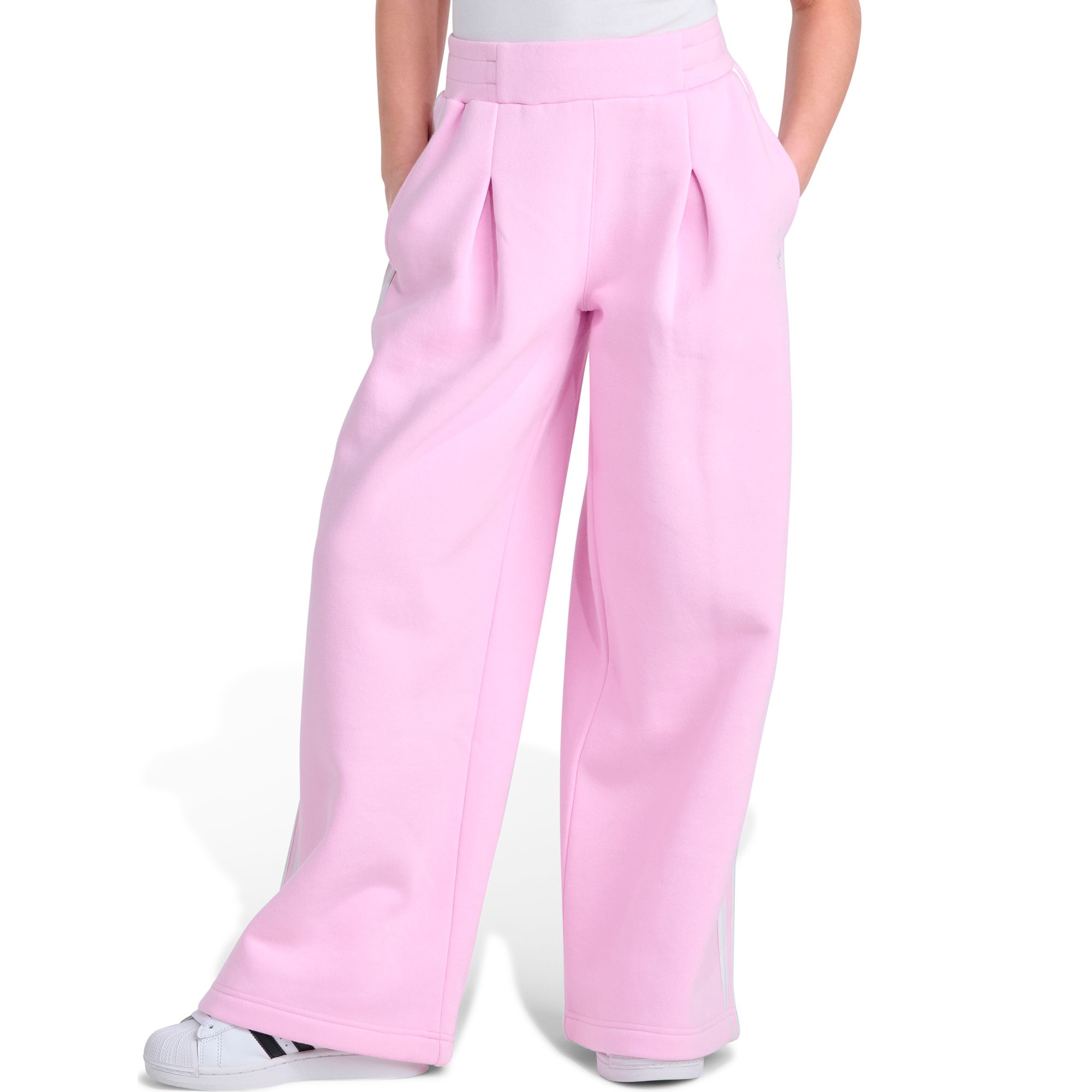 adidas Girls' Originals Pleated Fleece Pant