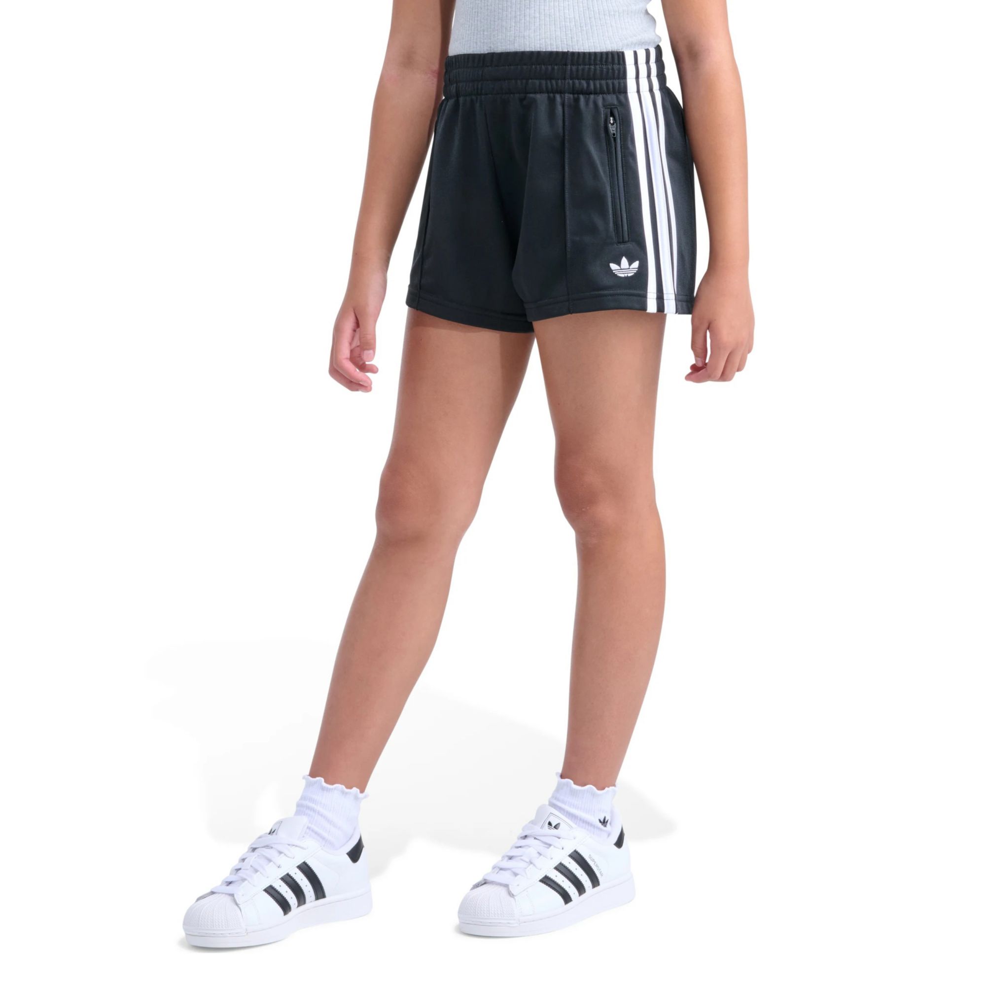 adidas Girls' Originals Elastic Waistband Firebird Short