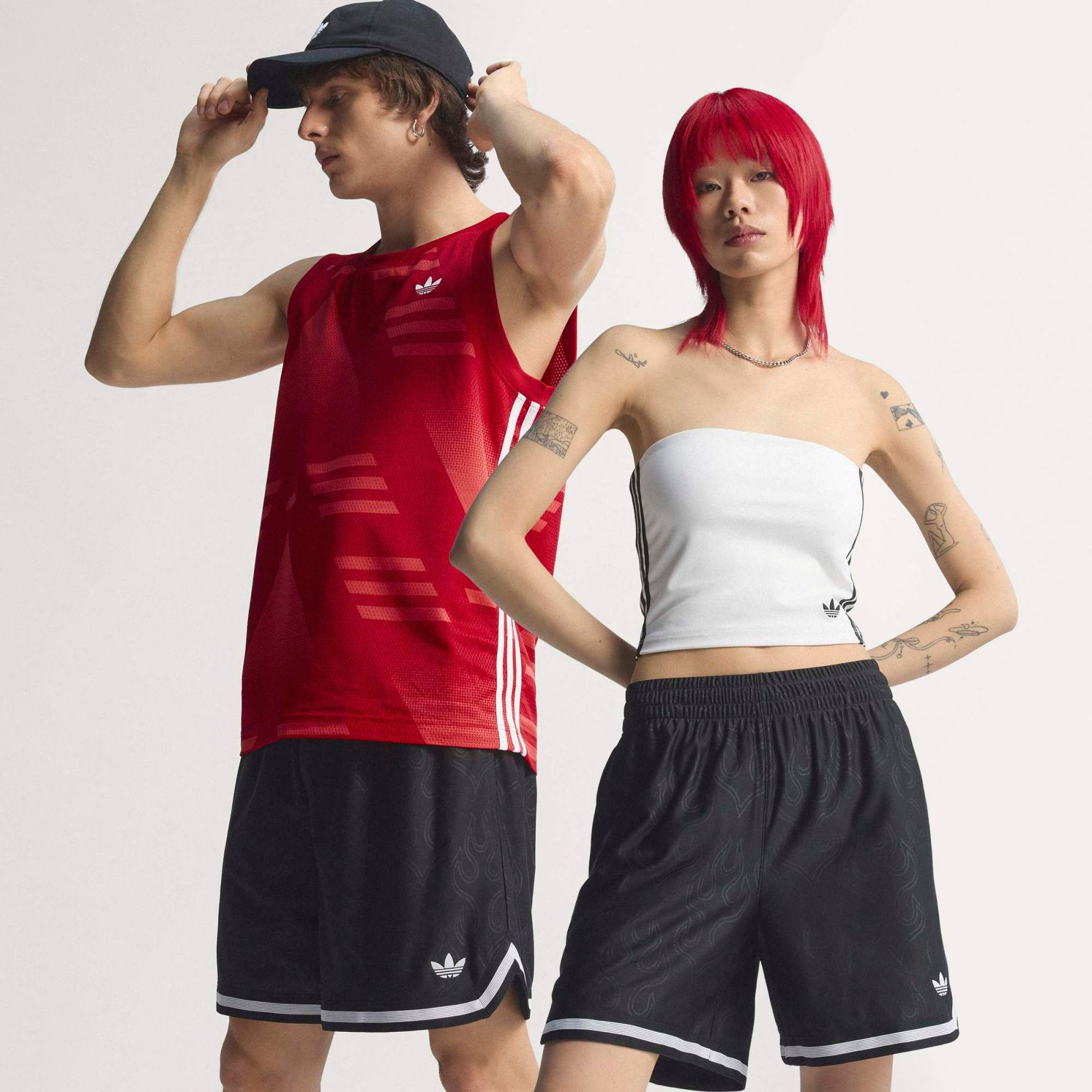 adidas Originals Men's Basketball Flame Shorts