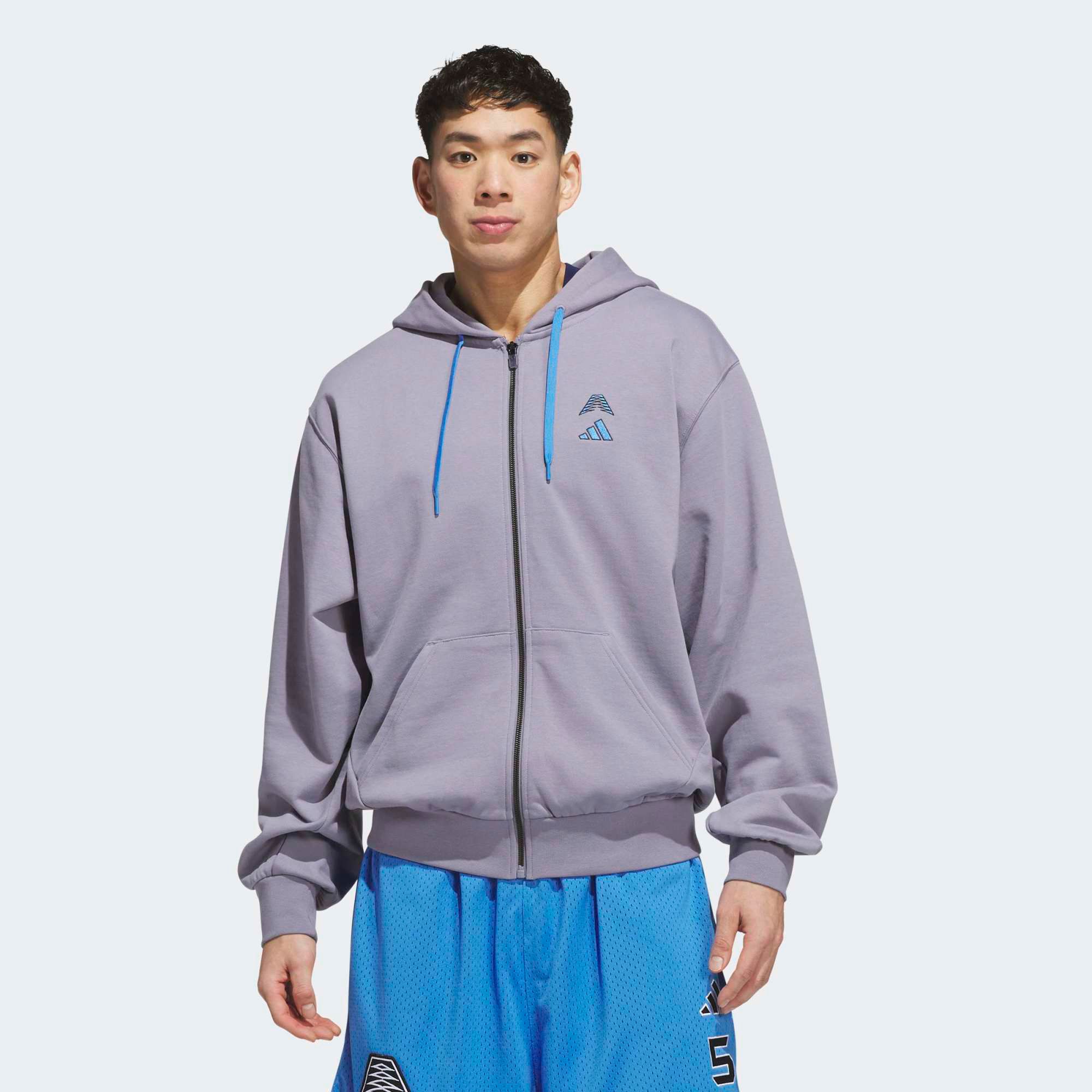 adidas Men's Anthony Edwards Foundation Full Zip Hoodie