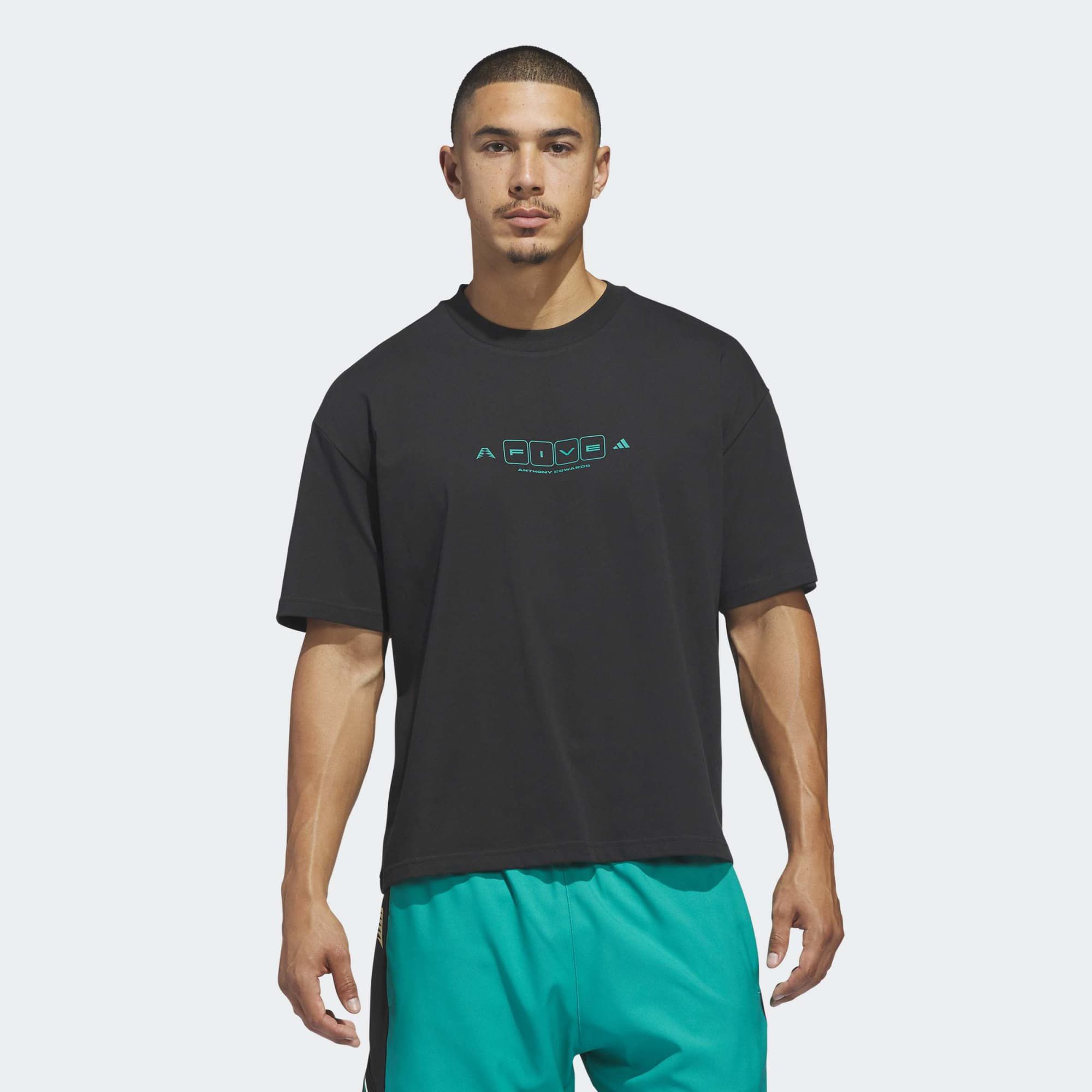adidas Men's Anthony Edwards World of 5 Graphic T-Shirt