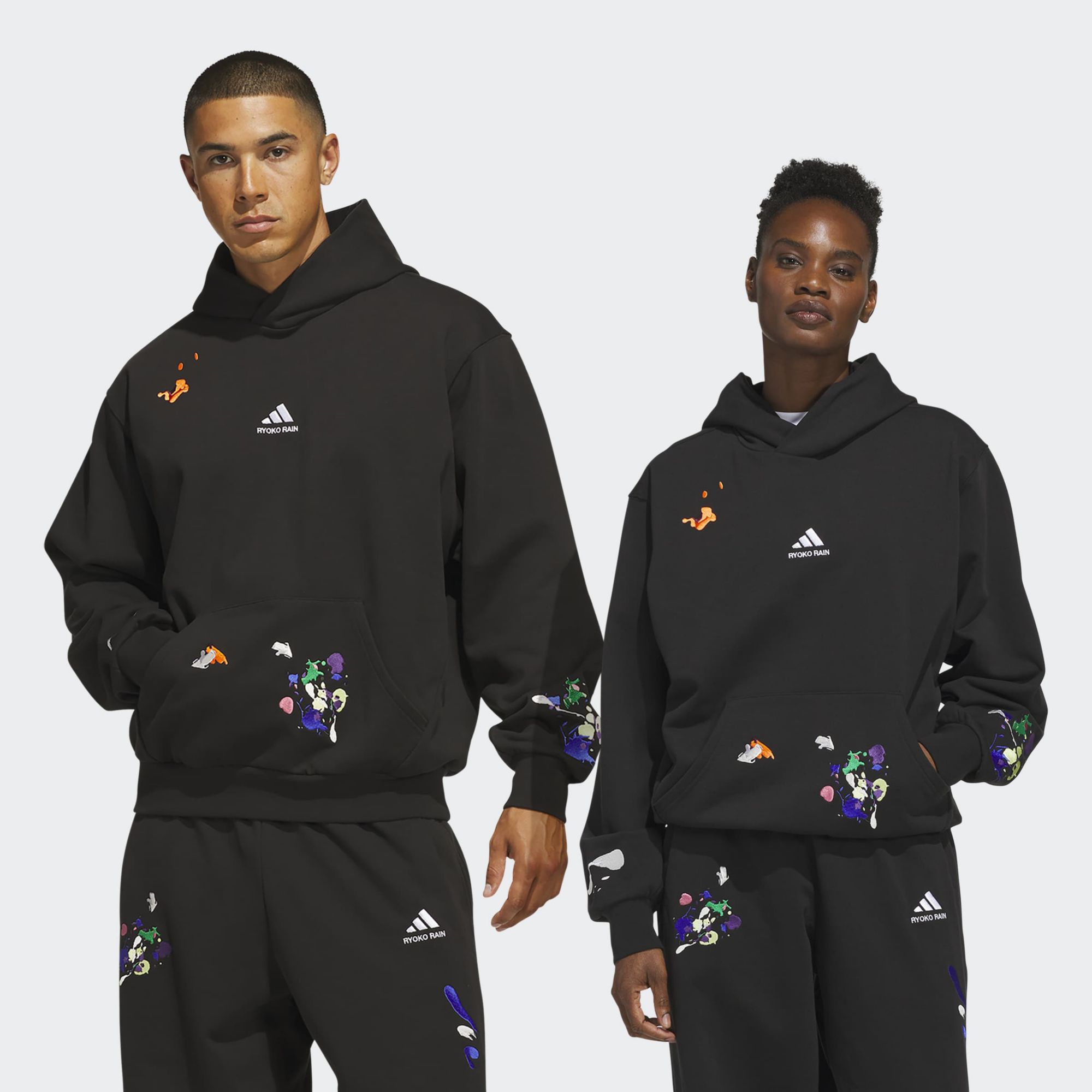adidas Men's Ryoko Rain Painters Hoodie